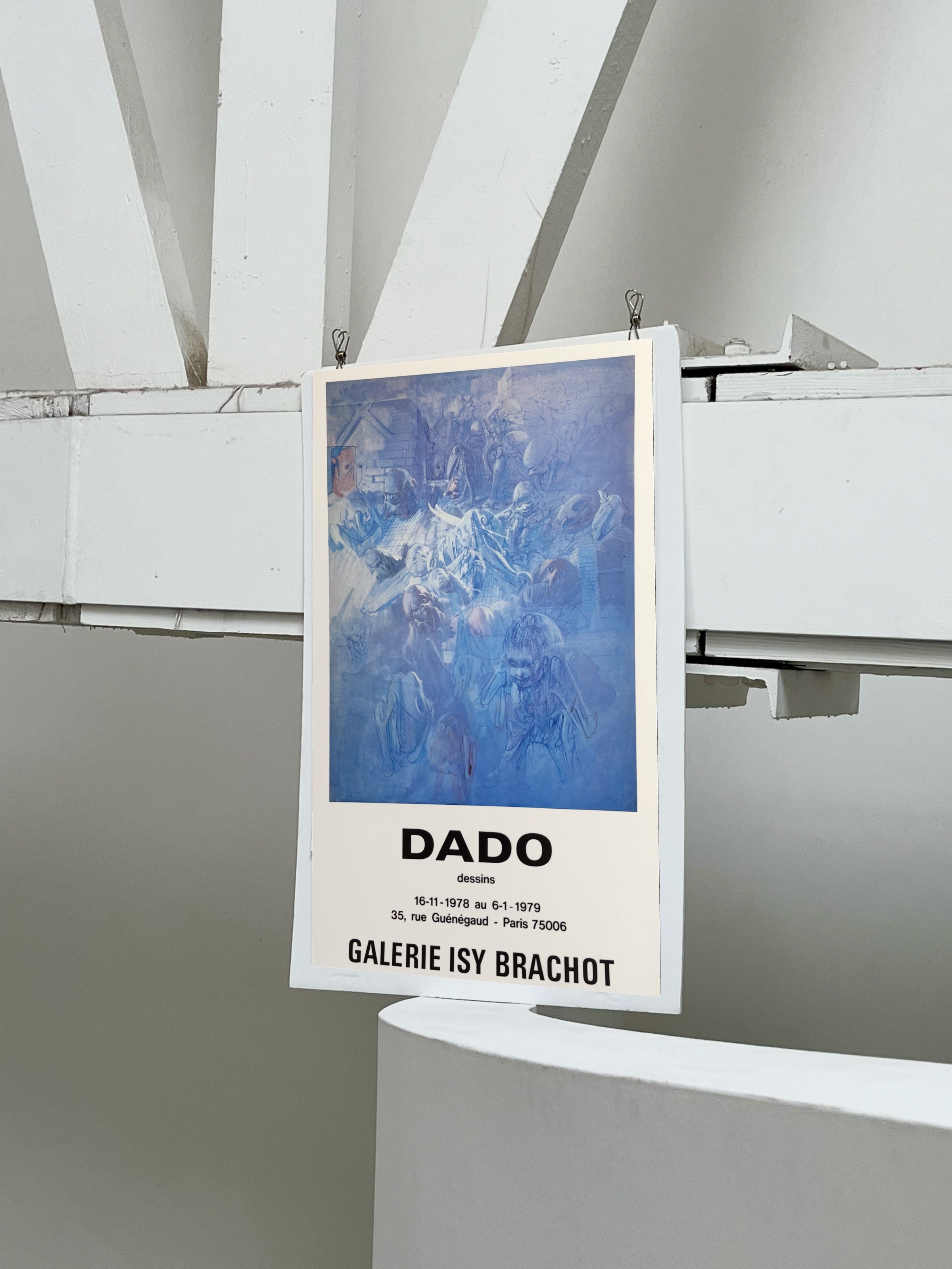 1979 Dado French Art Exhibition Print
