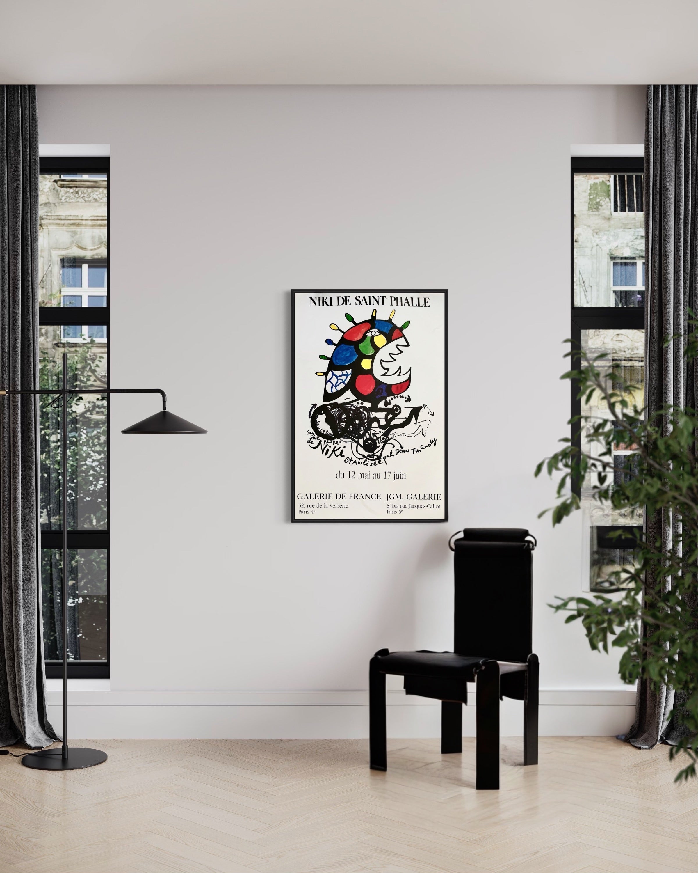 1989 Niki De Saint Phalle French Art Exhibition Poster