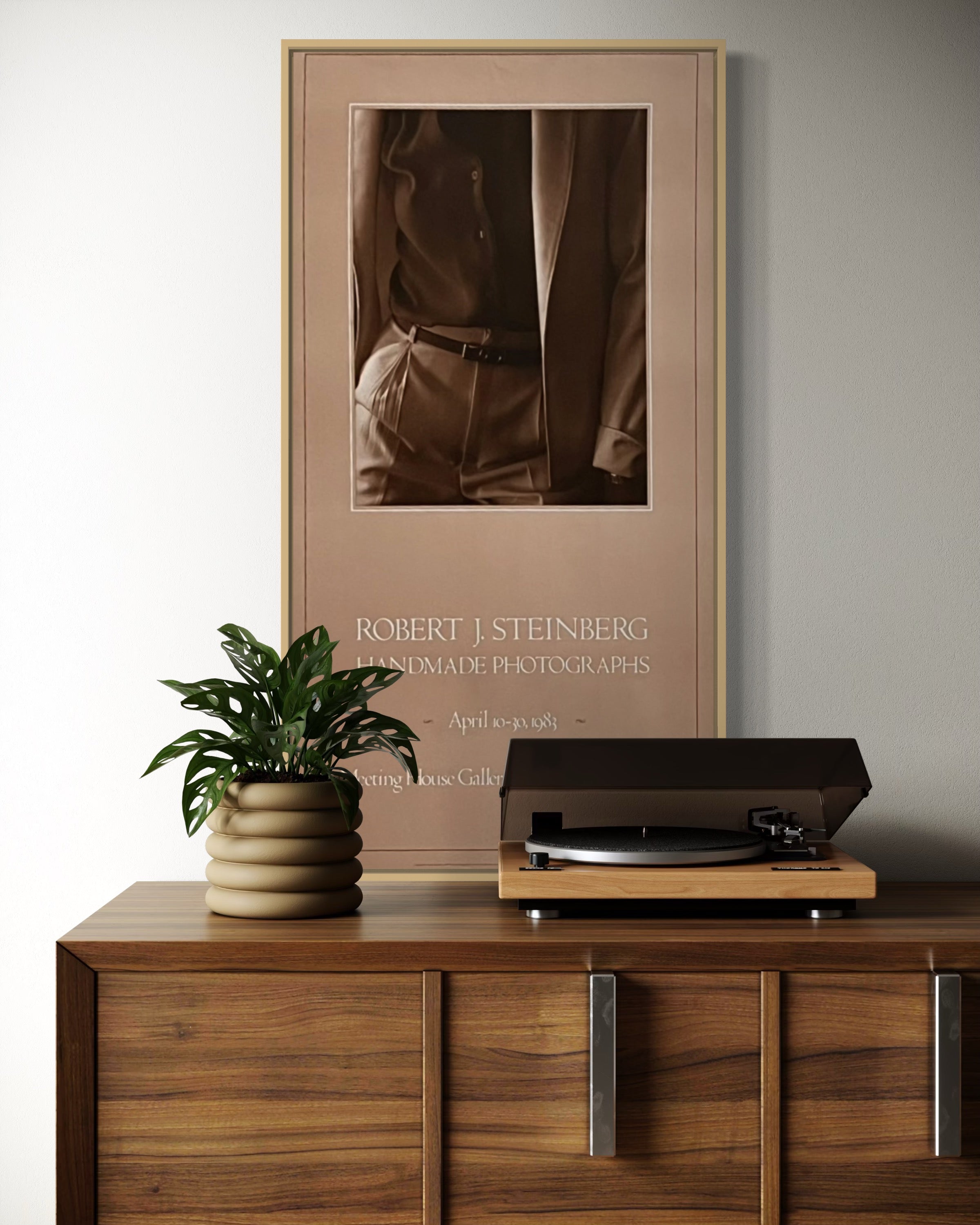 1983 Robert J Steinberg Art Exhibition XL Poster