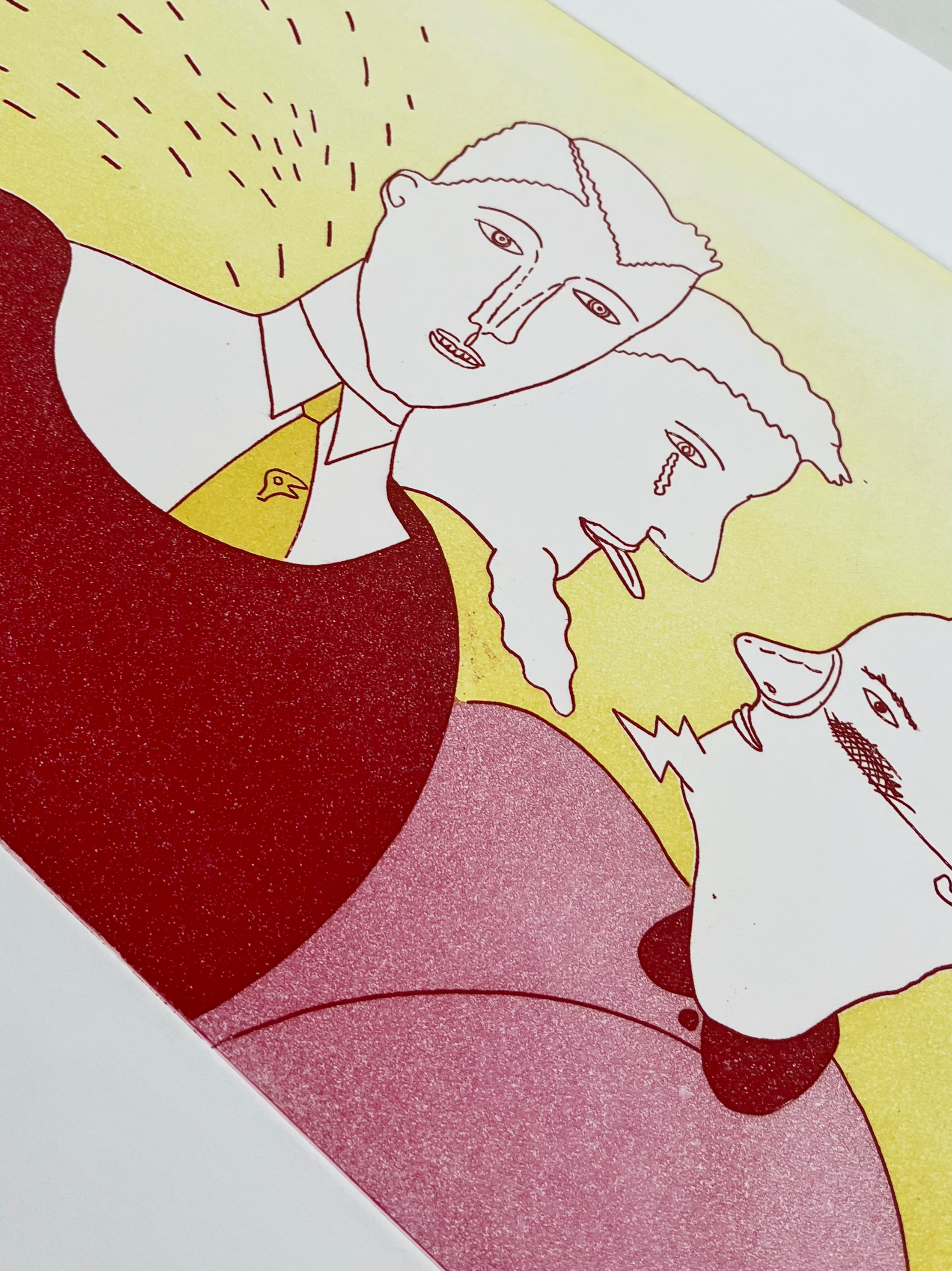 2003 Luca Alinari Italian Signed Serigraph