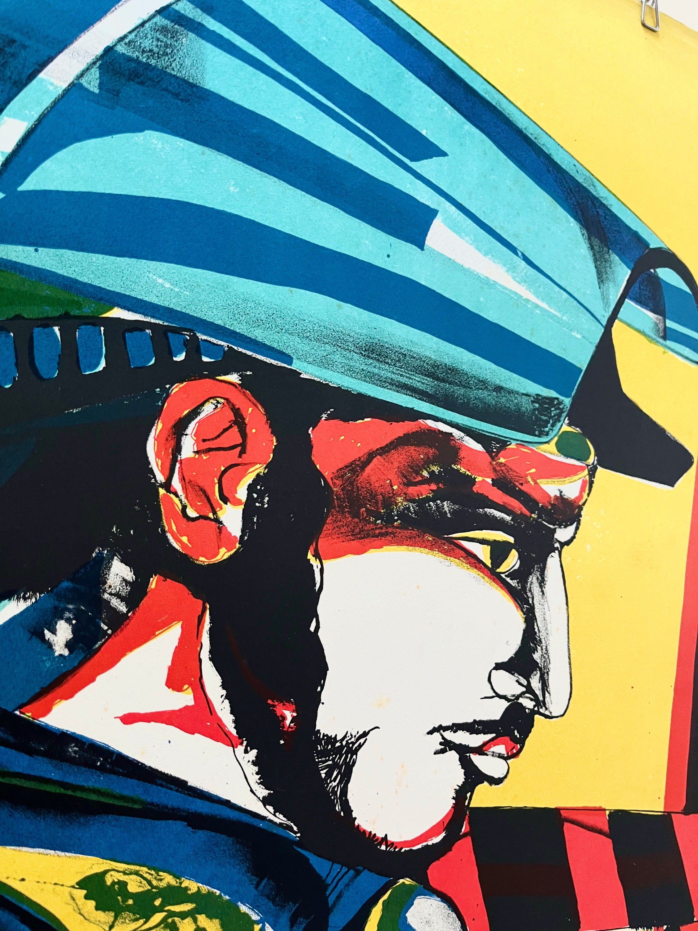 1970s Fernando Farulli Signed Italian Artist Proof Lithograph