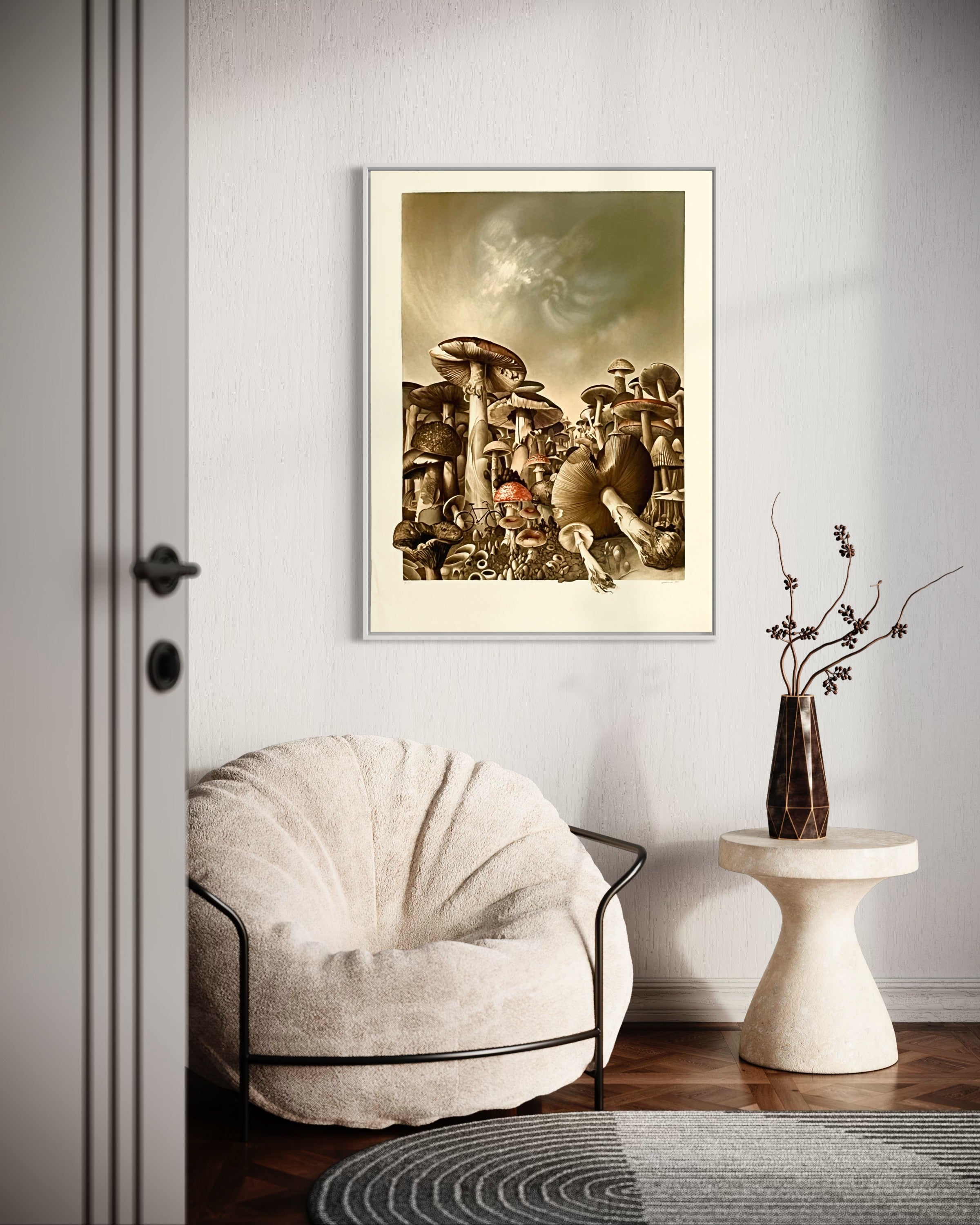 1985 Roland Cat Signed Lithograph