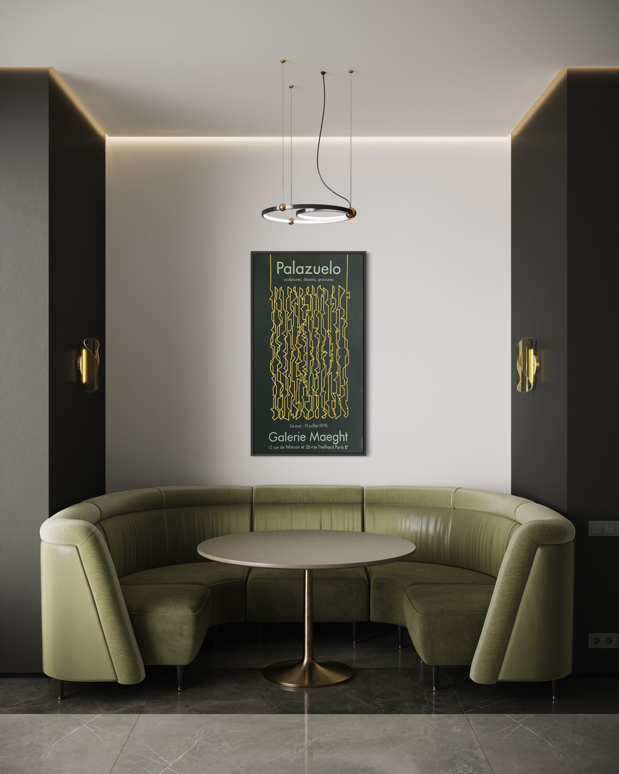 1978 Pablo Palazuelo French Art Exhibition Poster