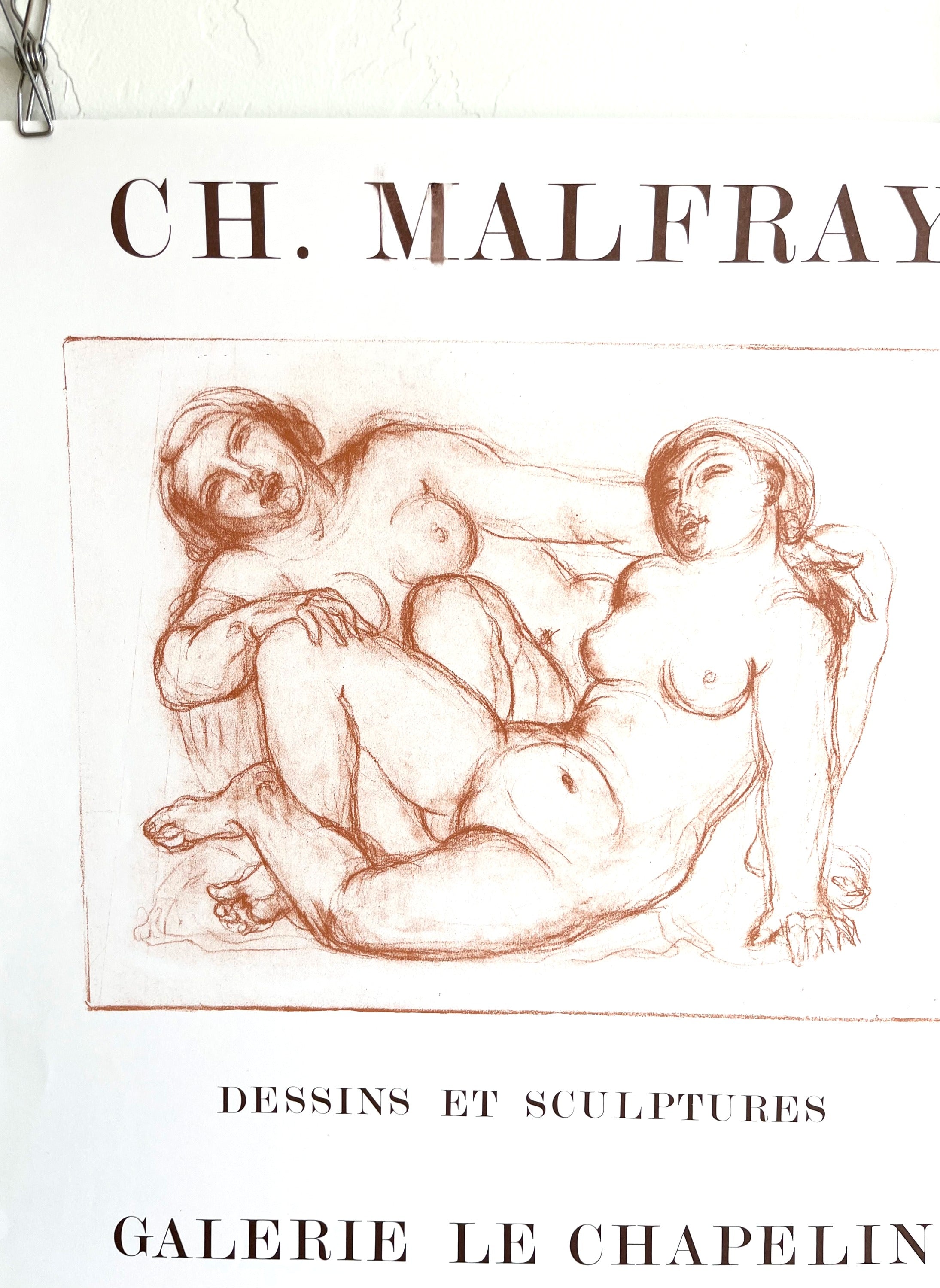 1977 Charles Malfray French Art Exhibition Lithograph