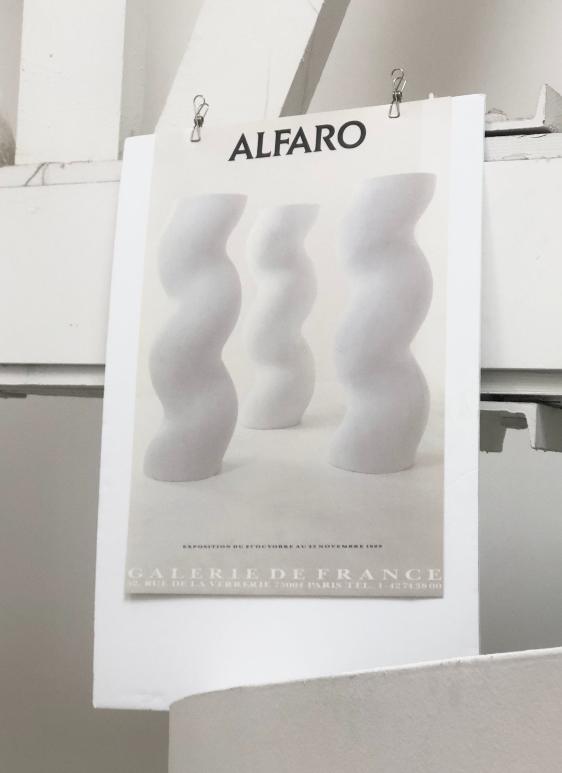 1989 Andreu Alfaro French Art Exhibition Print