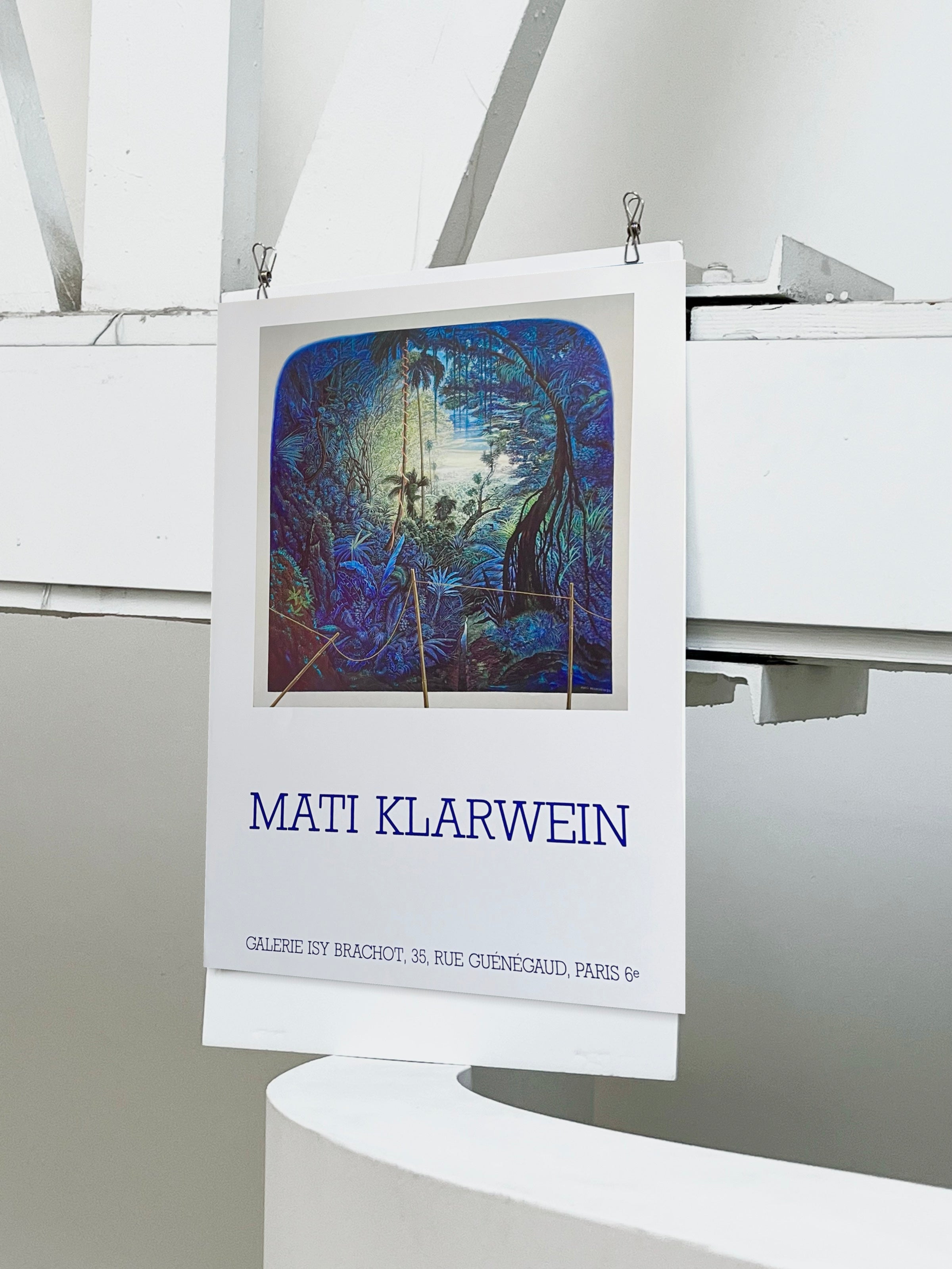 1980s Mati Klarwein French Art Exhibition Poster