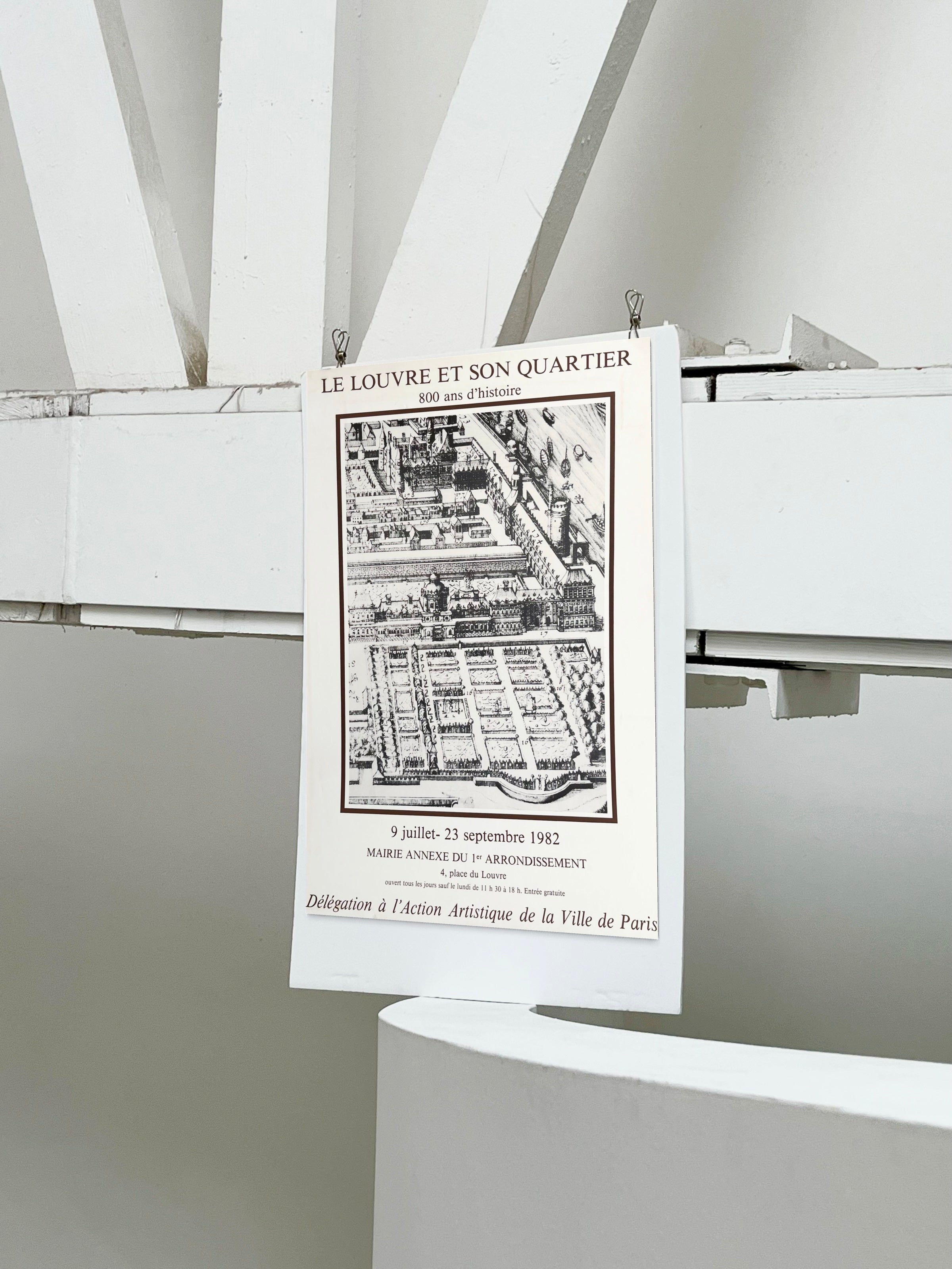 1982 Louvre French Art Exhibition Print