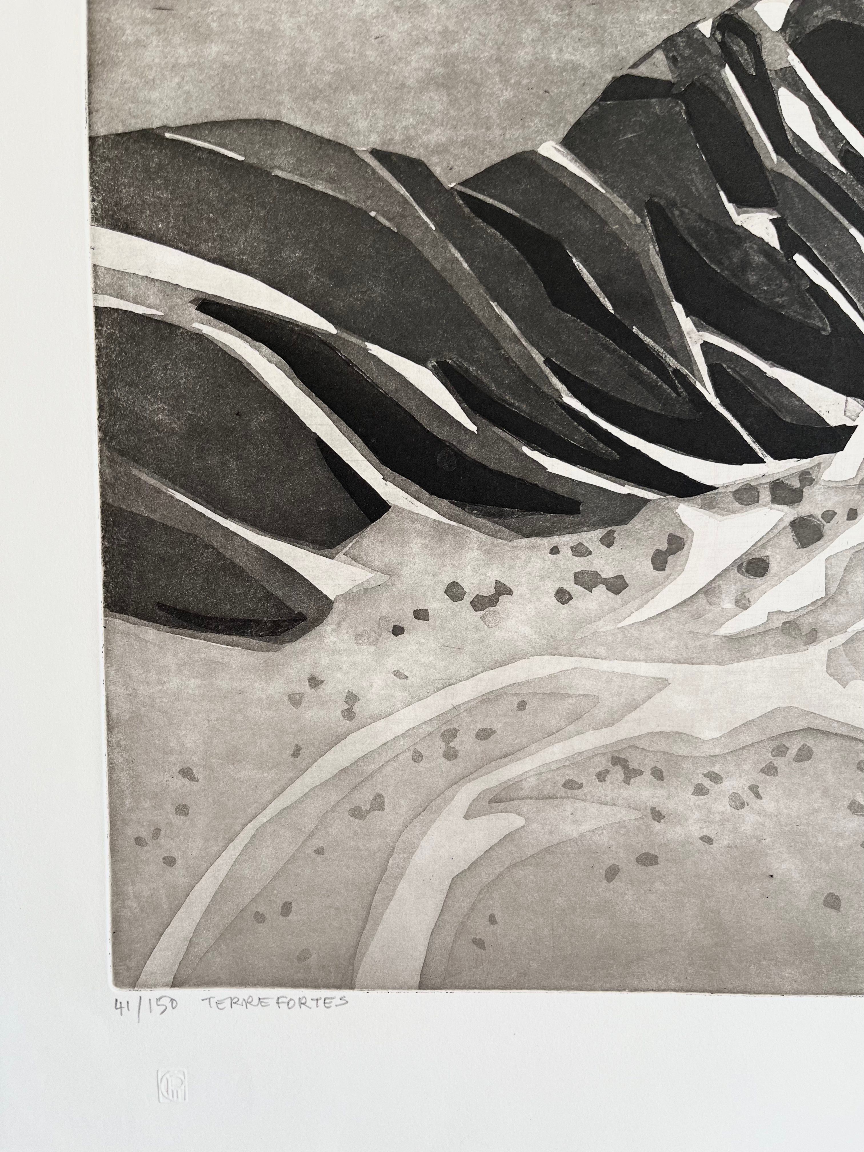 1990s Maurice Chot-Plassot Signed Aquatint Etching