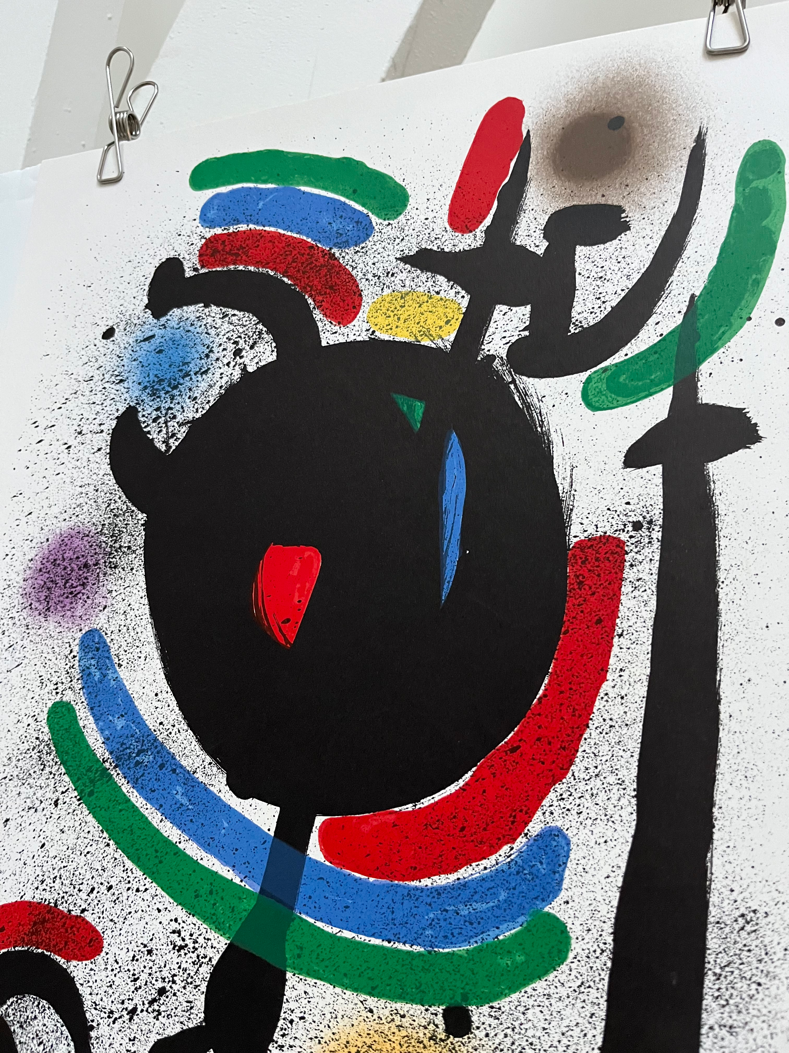 1972 Joan Miro ‘Miro I-13’ French Mourlot Lithograph