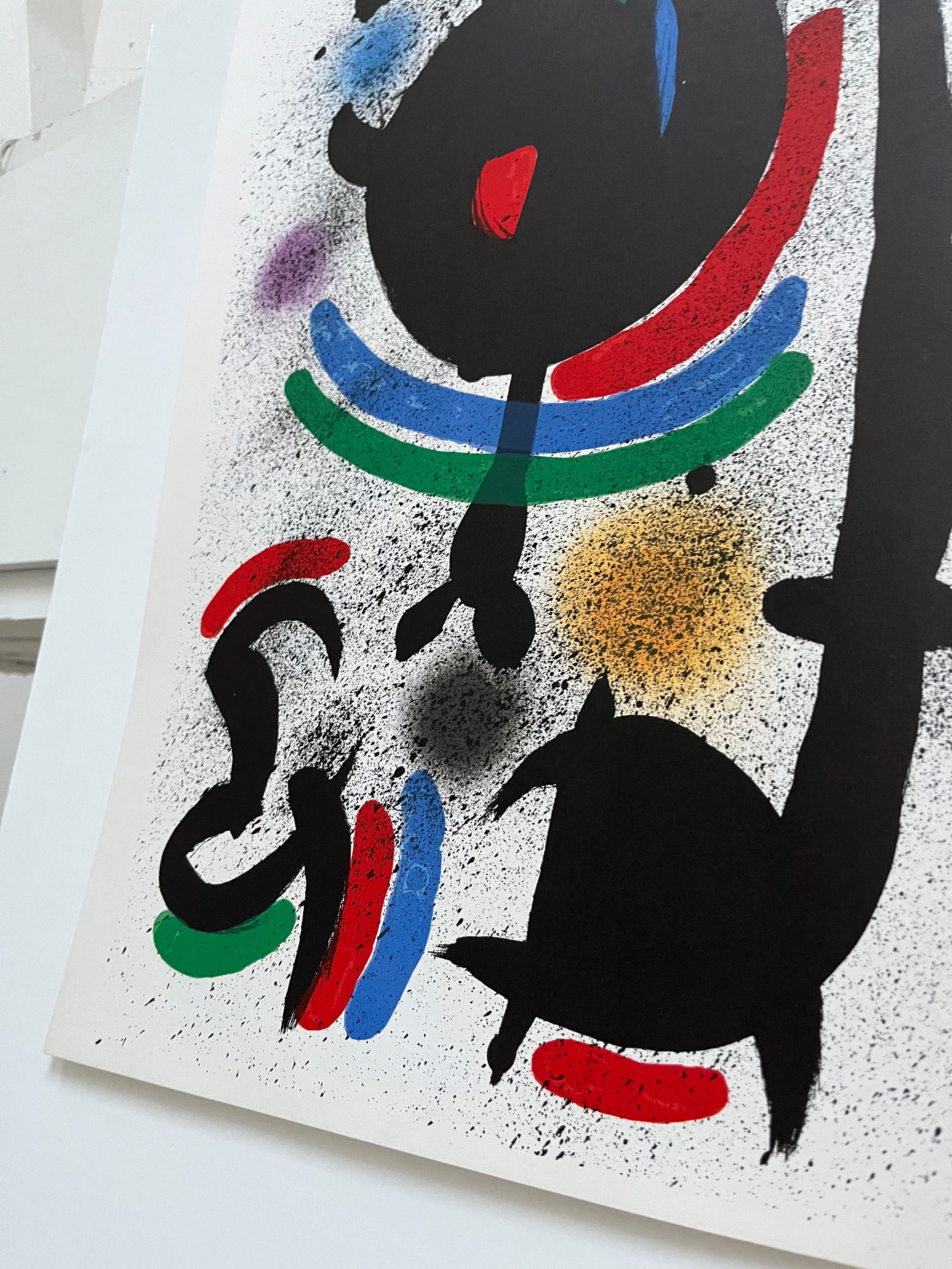 1972 Joan Miro ‘Miro I-13’ French Mourlot Lithograph