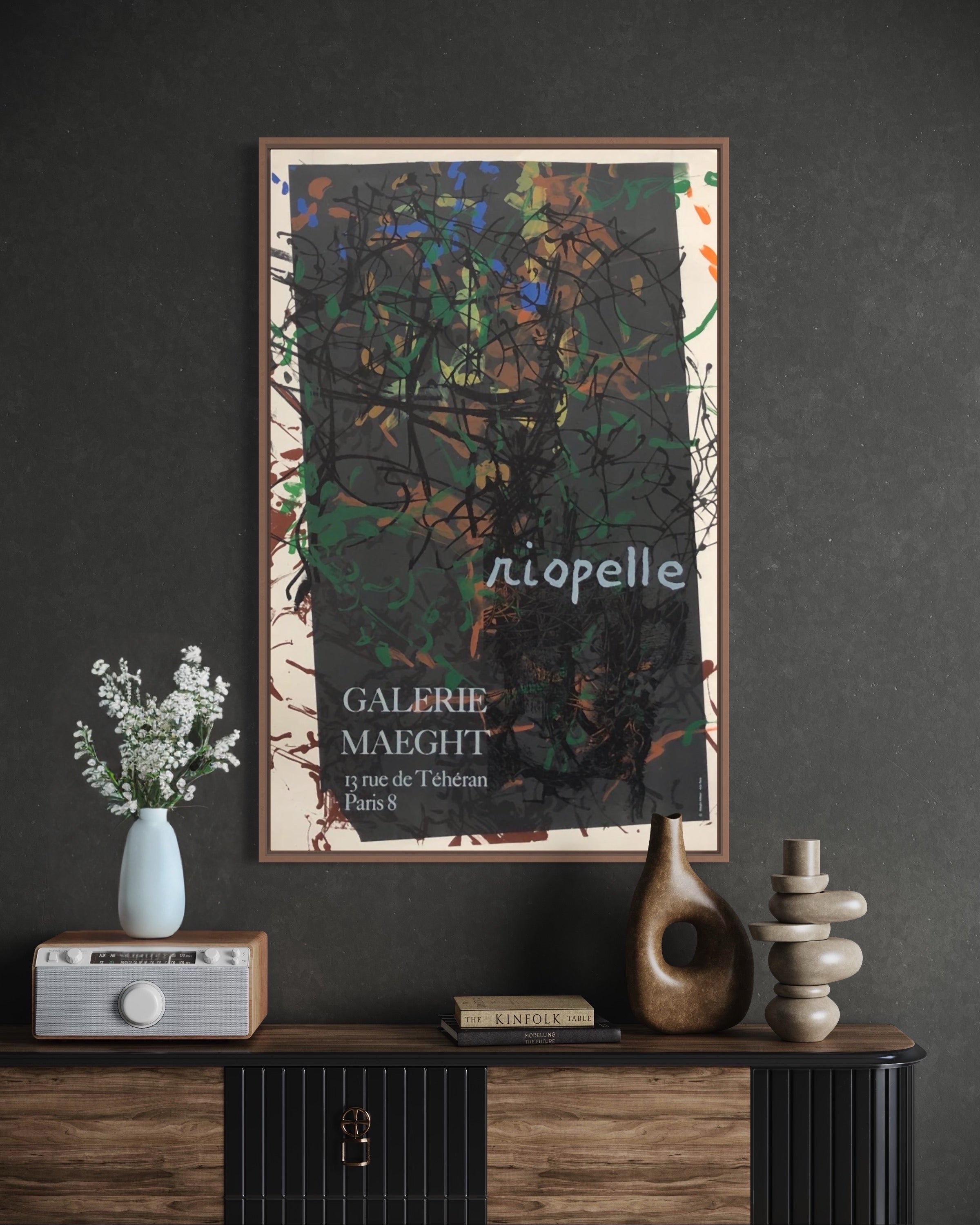 Vintage Jean-Paul Riopelle French Lithograph