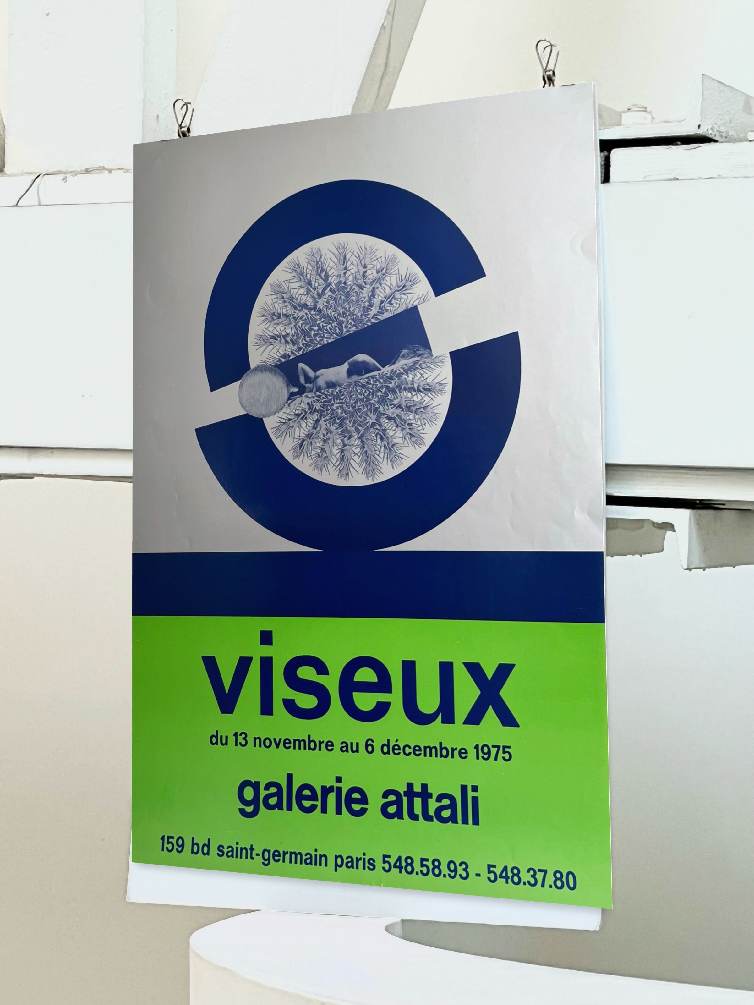 1975 Claude Viseux French Art Exhibition Print