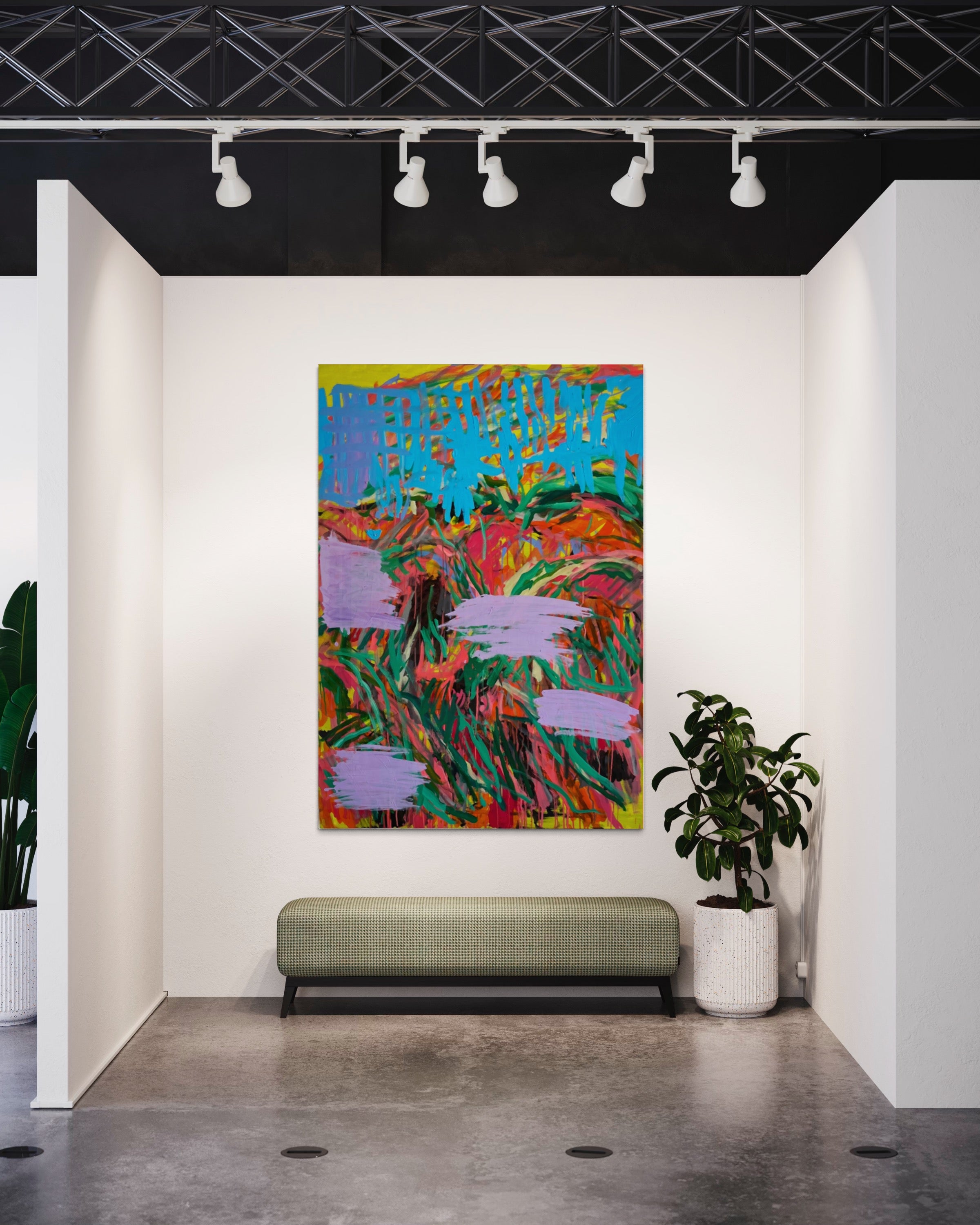 2023 Bud Holman 'Mary / Jay' Oil on Canvas Painting