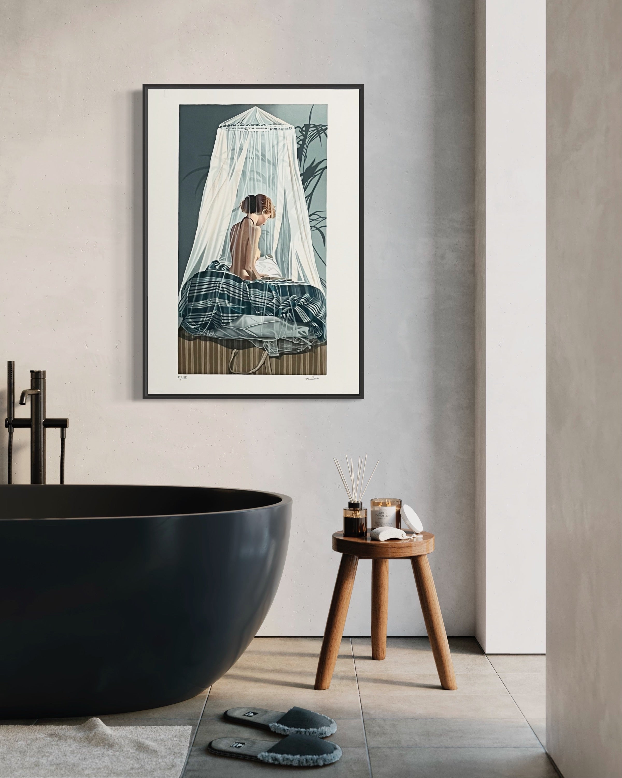 1990s Nadine Le Prince Signed Lithograph