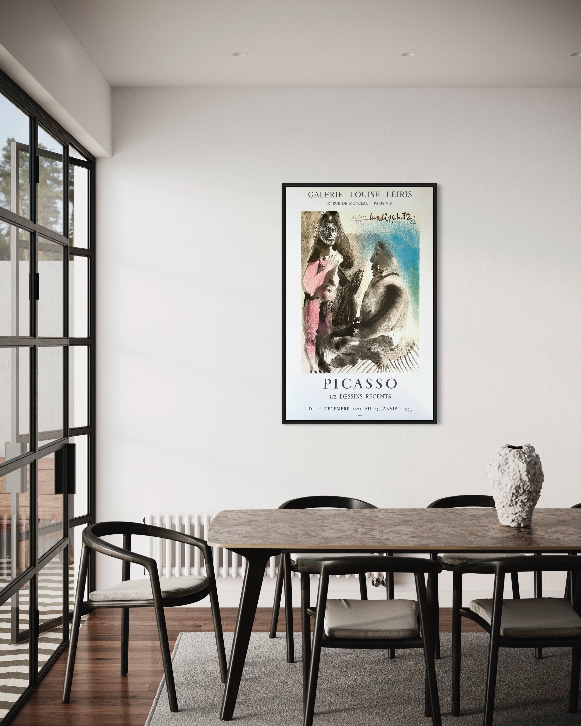 1973 Pablo Picasso French Mourlot Art Exhibition Lithograph