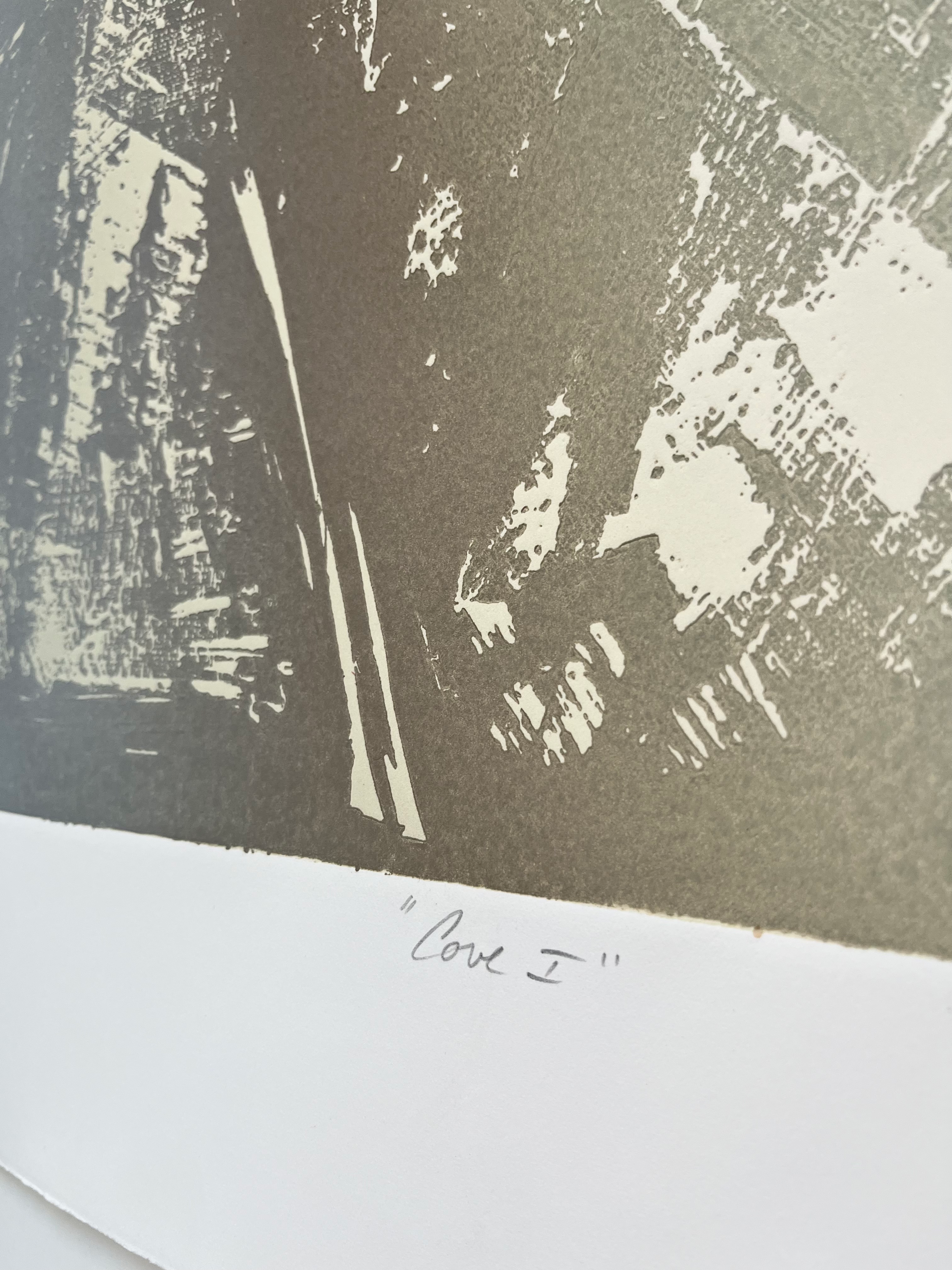 1980s Michael Cobb Signed Silkscreen Etching Artist Proof