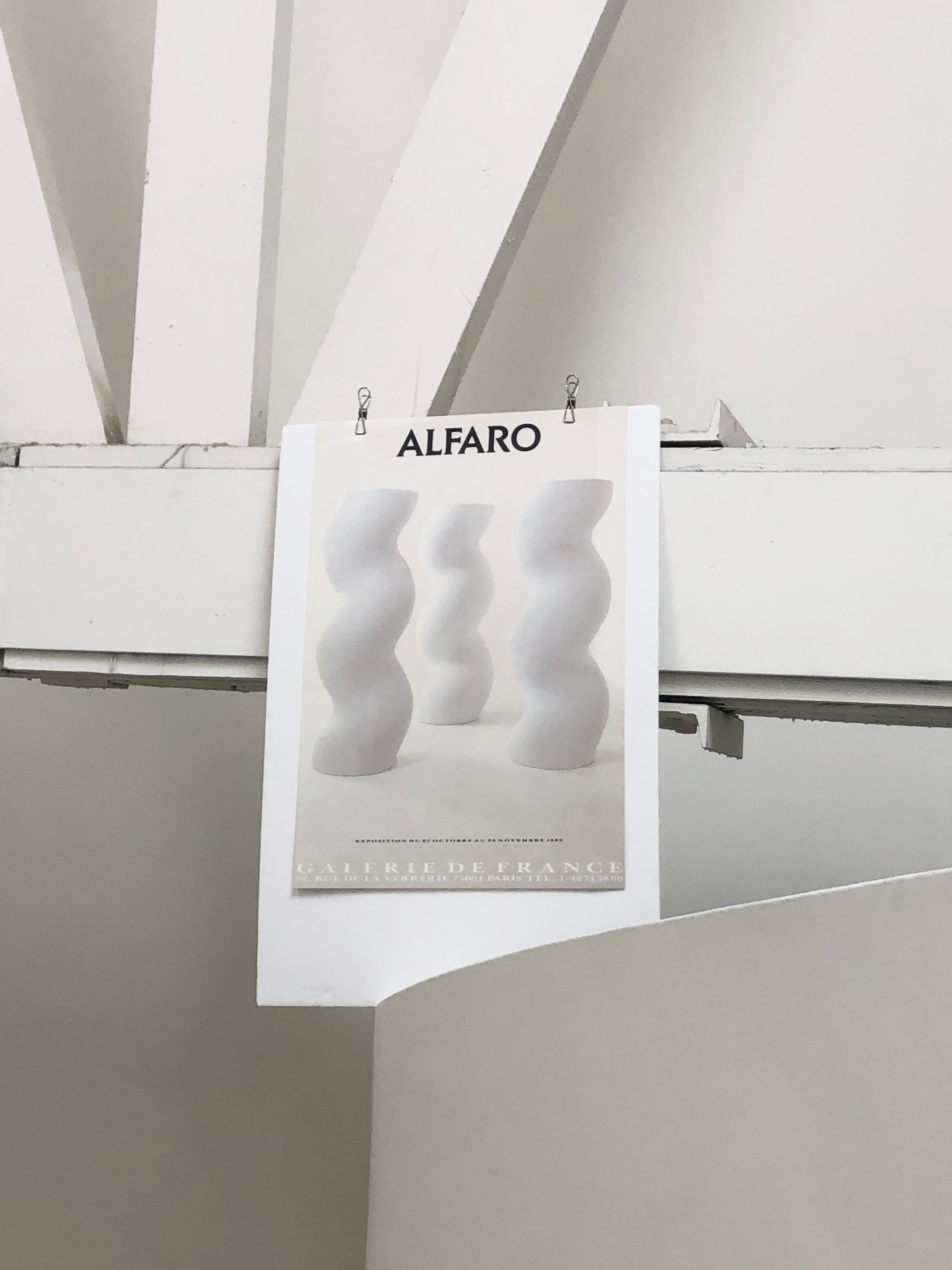 1989 Andreu Alfaro French Art Exhibition Print