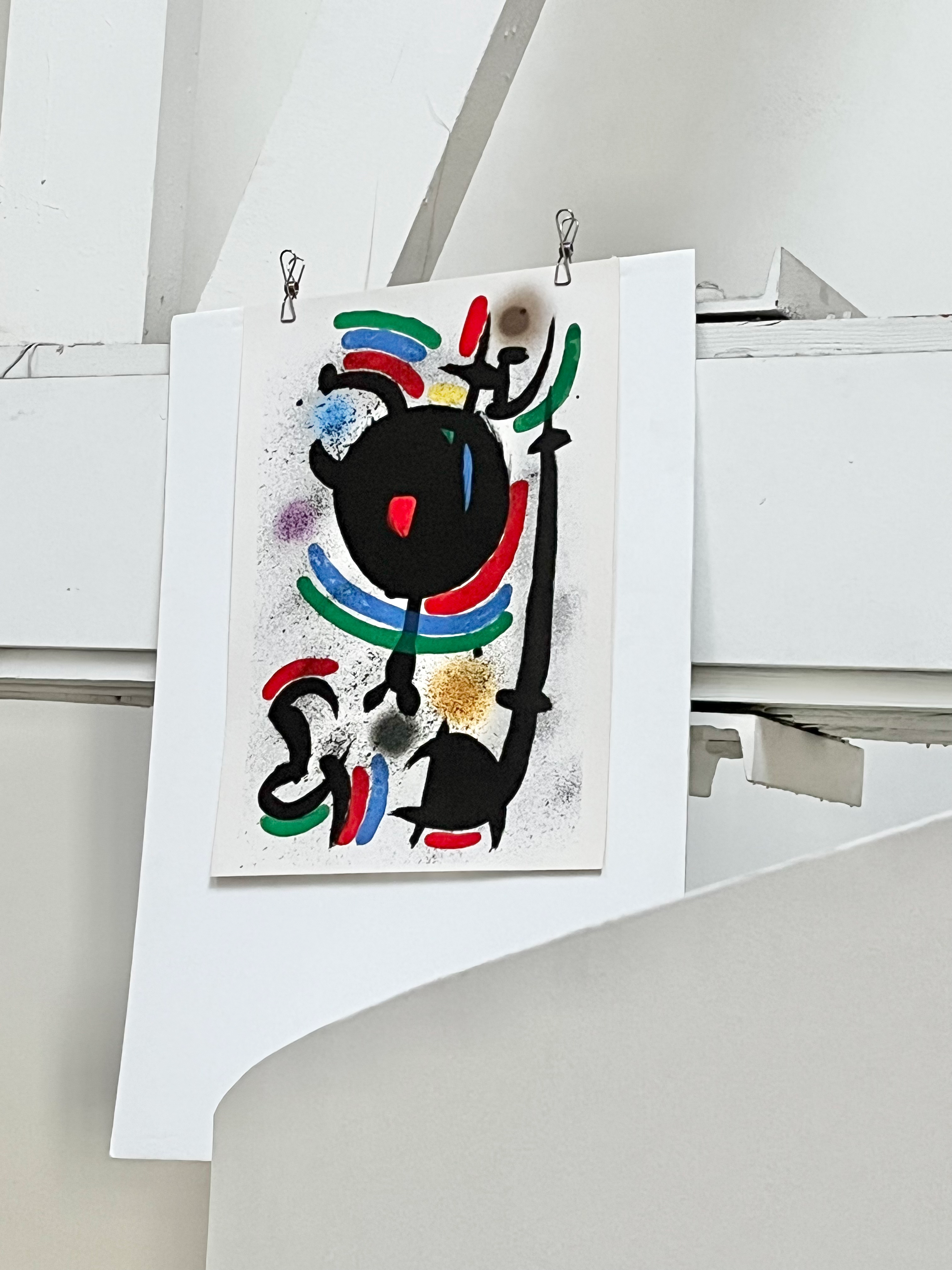 1972 Joan Miro ‘Miro I-13’ French Mourlot Lithograph