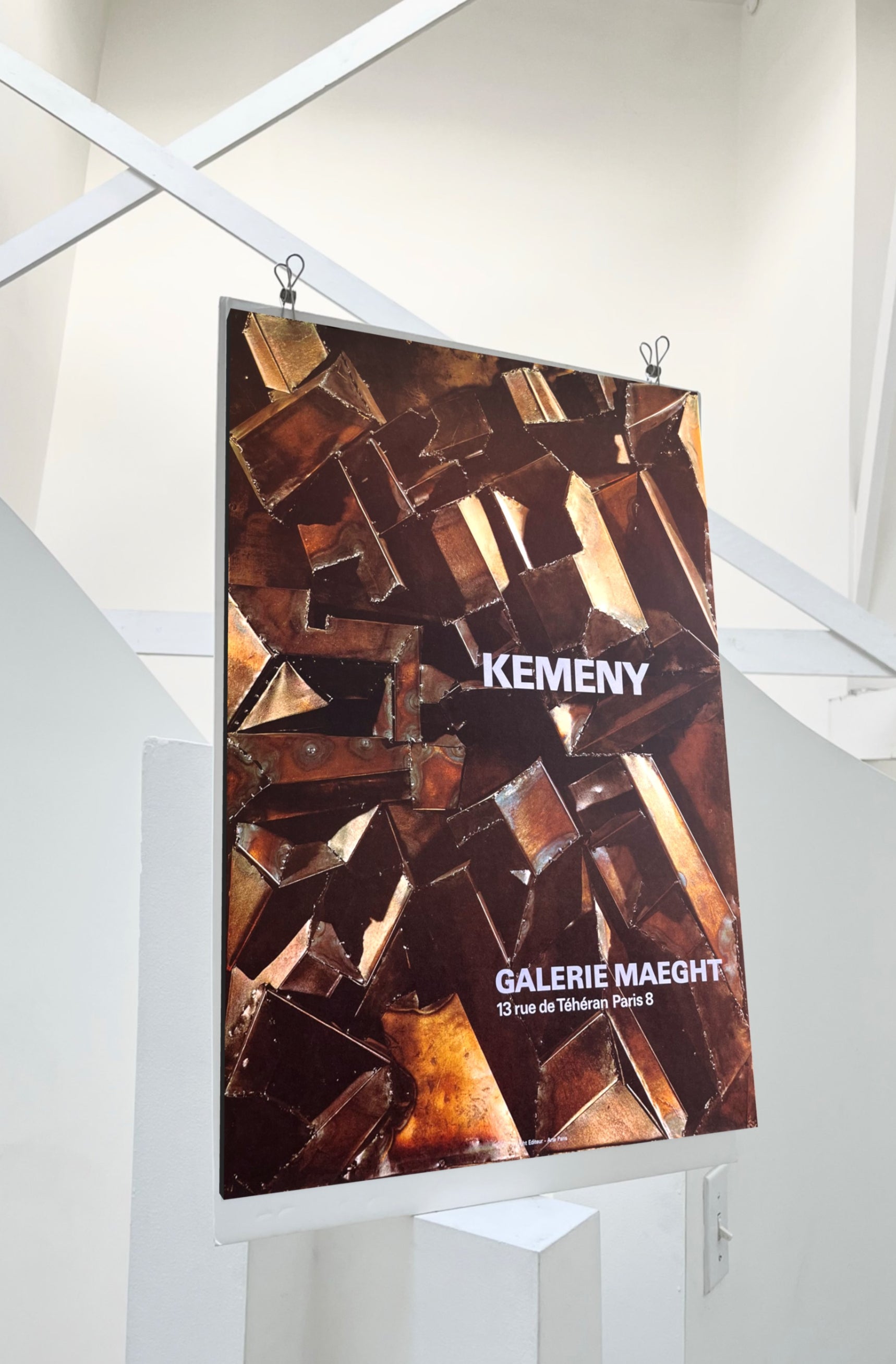 1970 Zoltan Kemeny French Art Exhibition Lithograph