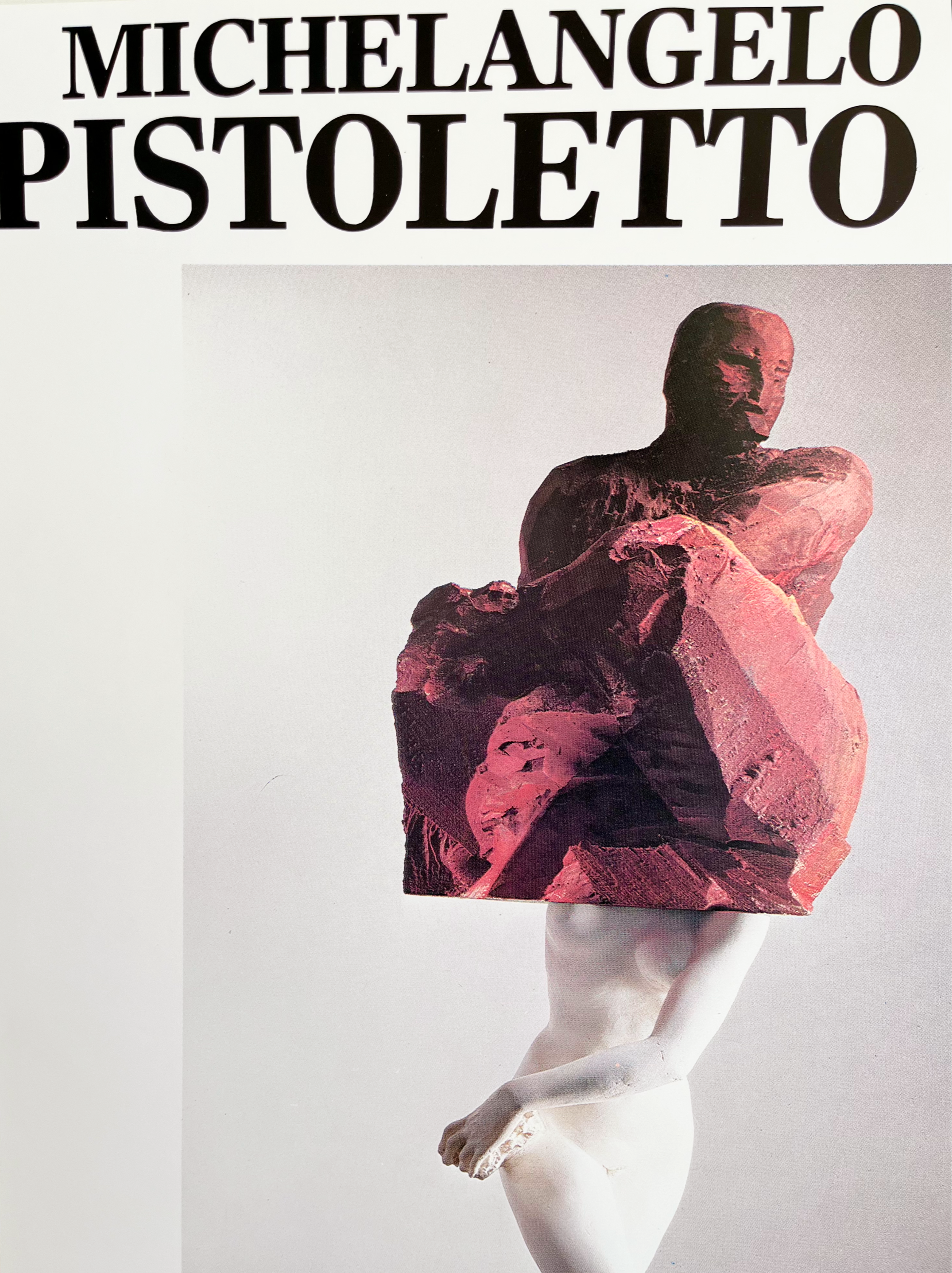 1985 Michelangelo Pistoletto French Art Exhibition Poster