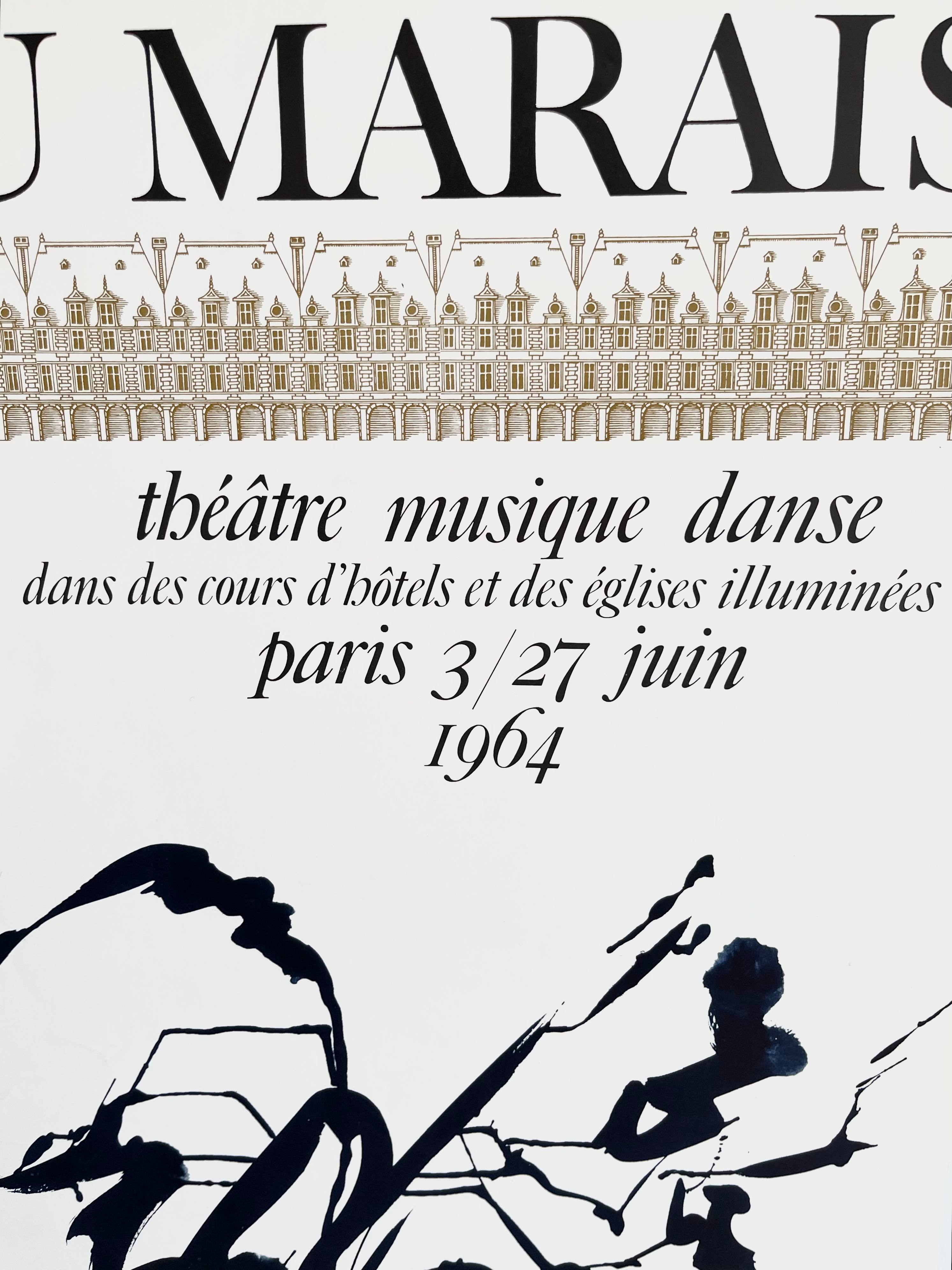1964 Festival Du Marais French Poster