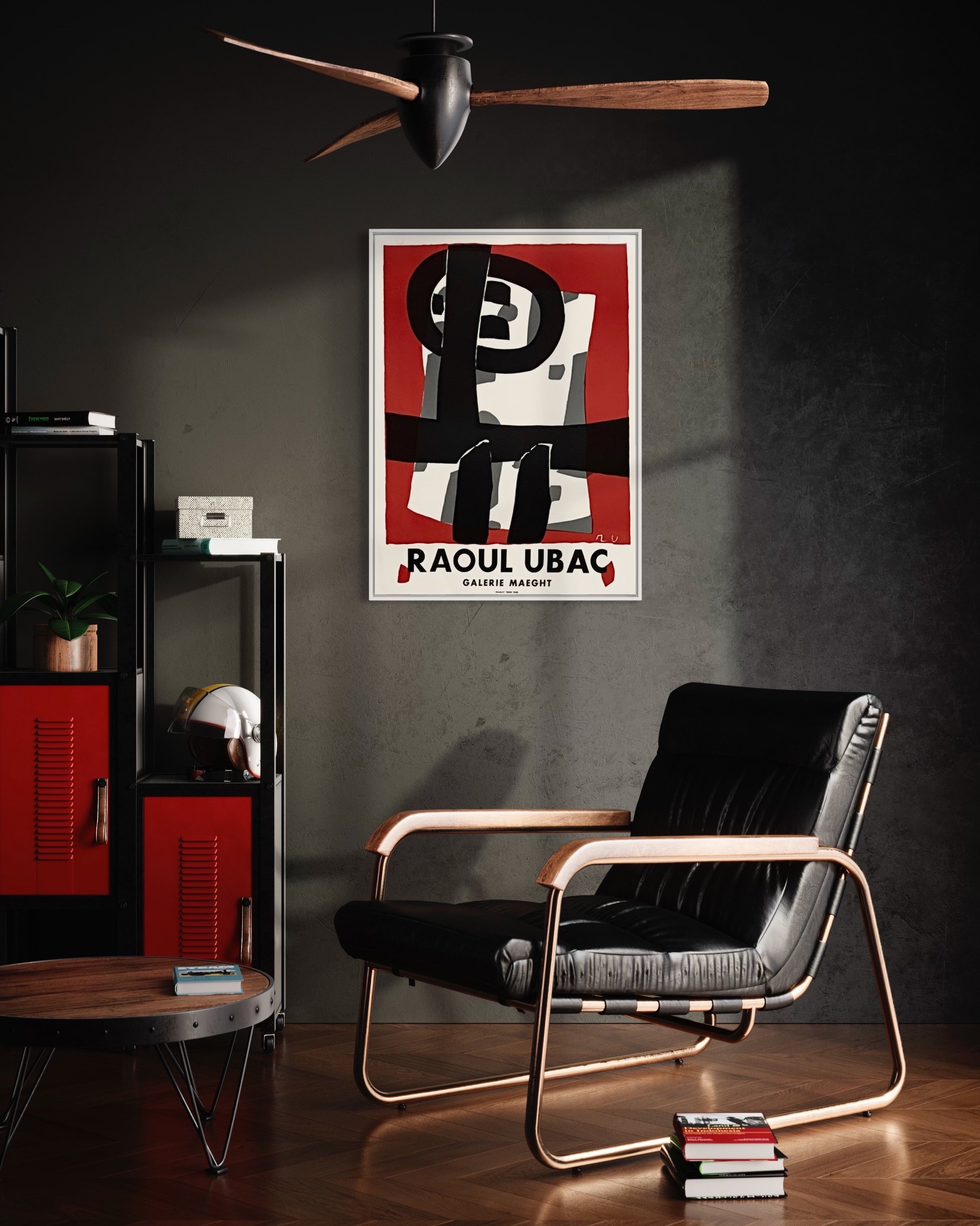 1990s Raoul Ubac French Art Exhibition Print