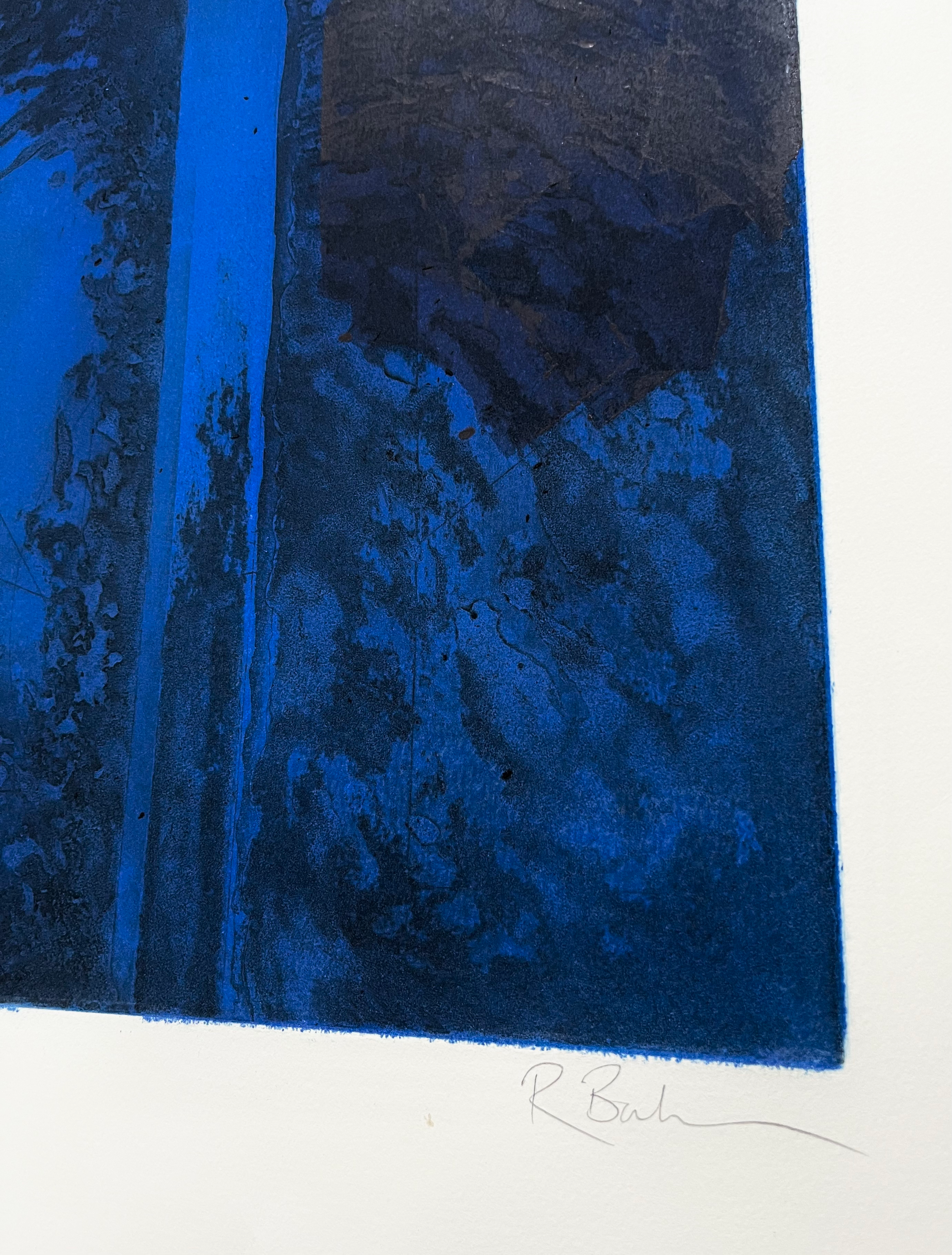 1980s Russell Baker XL Signed Aquatint Etching