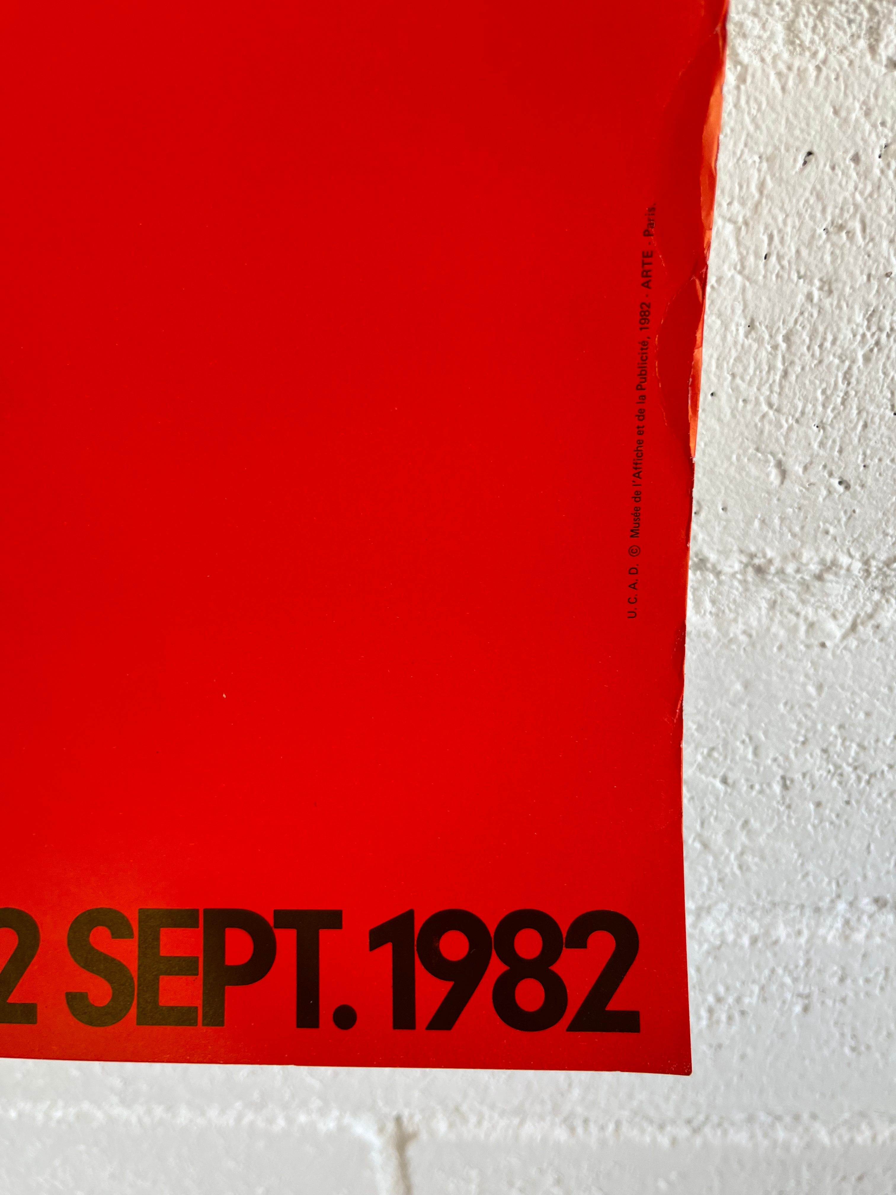 1982 Razzia French Art Exhibition Print