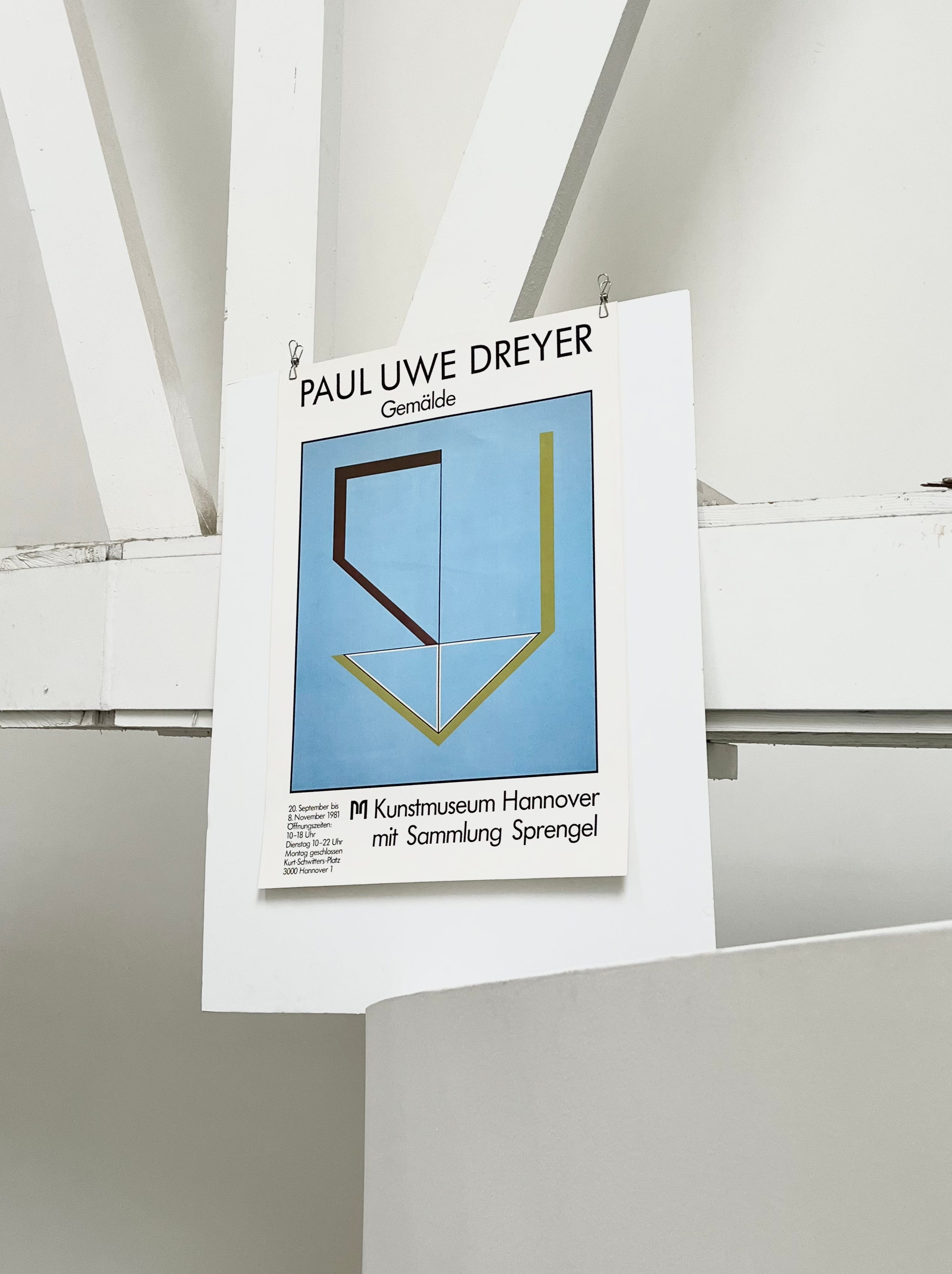 1981 Paul Uwe Dreyer German Art Exhibition Lithograph