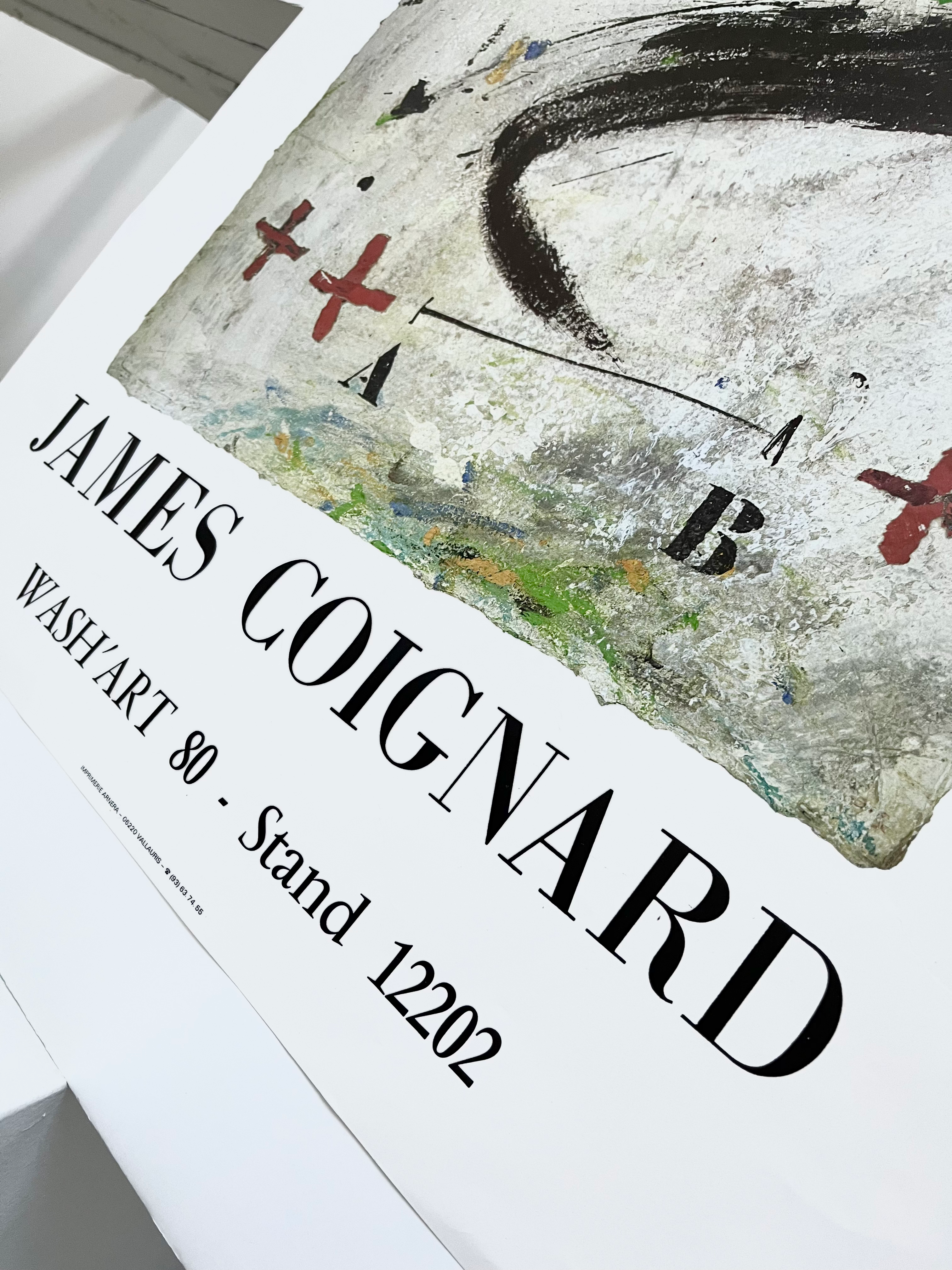 1980 James Coignard French Art Exhibition Print