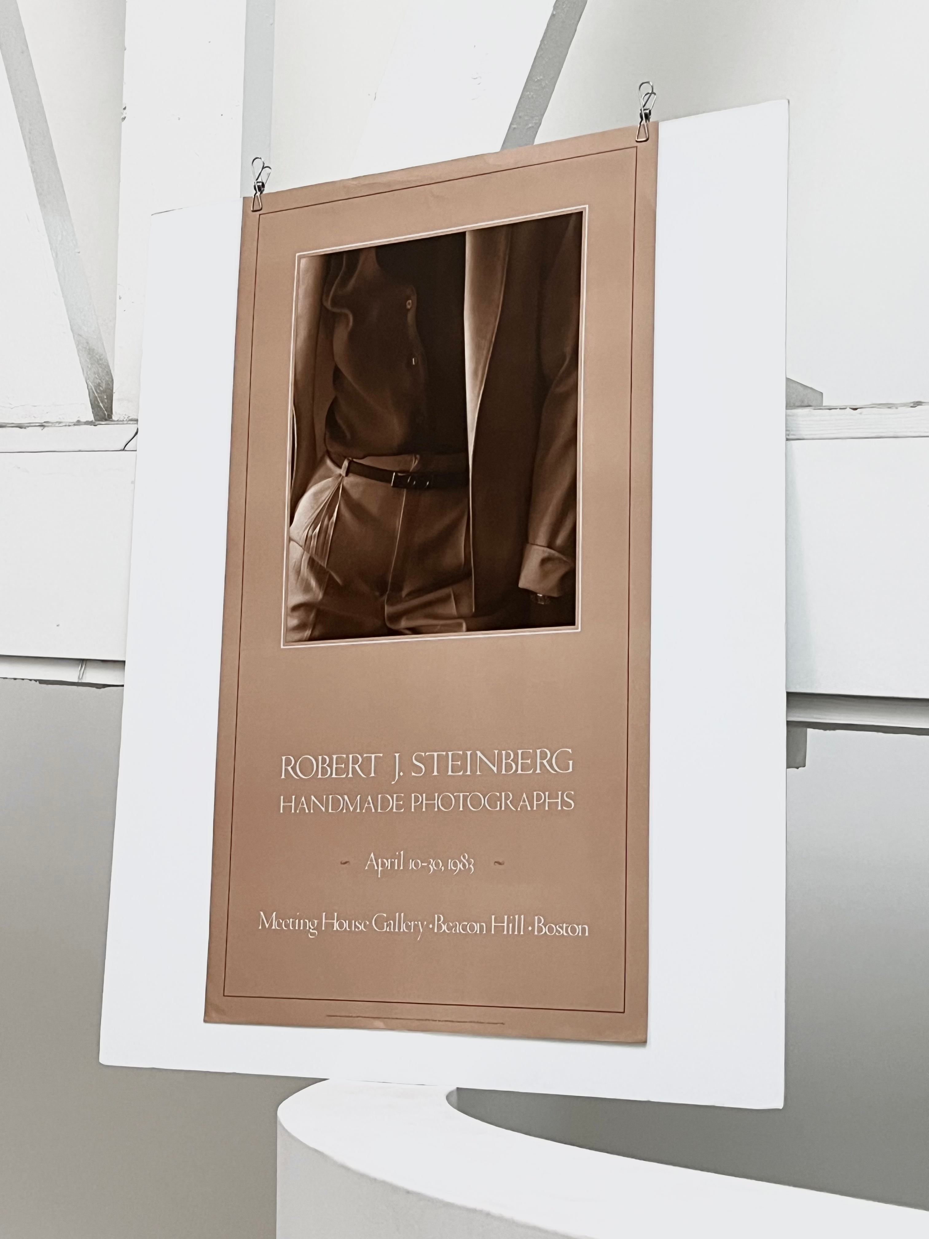 1983 Robert J Steinberg Art Exhibition XL Poster