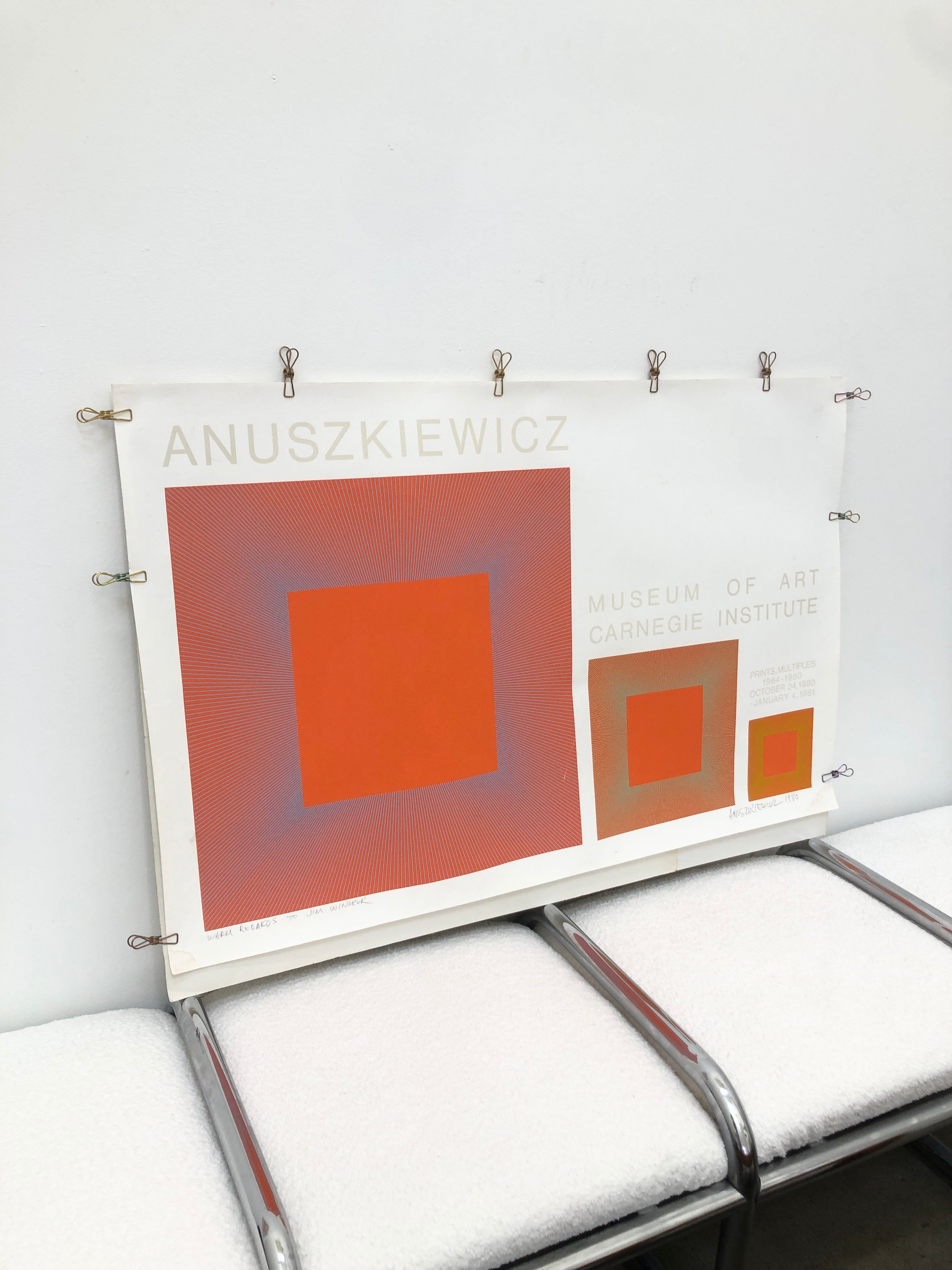 1980 XL Richard Anuskiewicz Signed Silkscreen