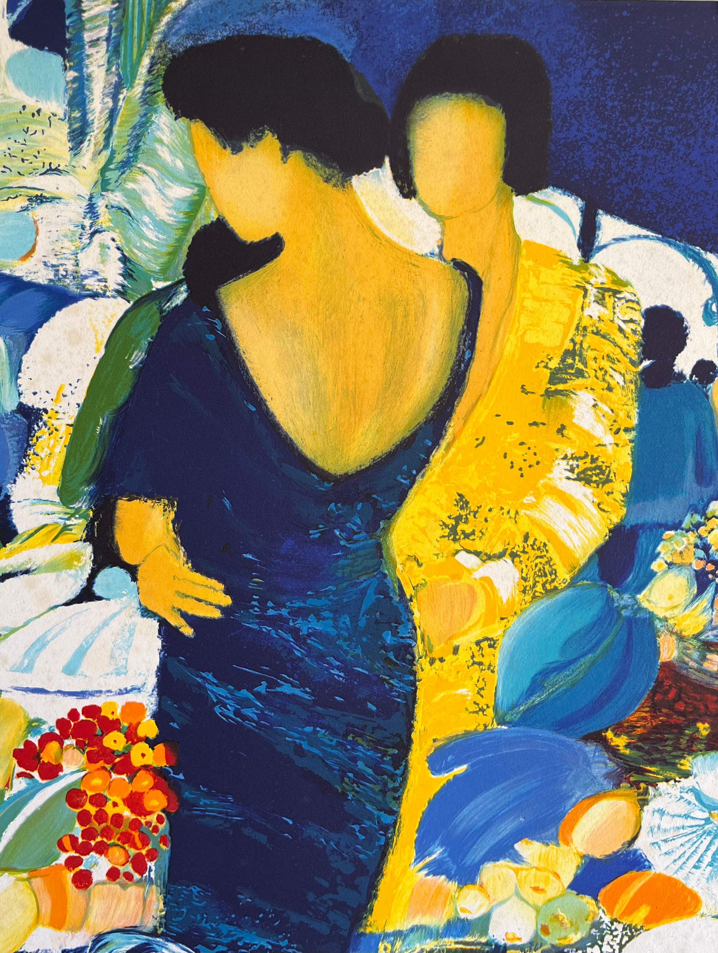 1990s Gerard Le Nalbaut French Lithograph