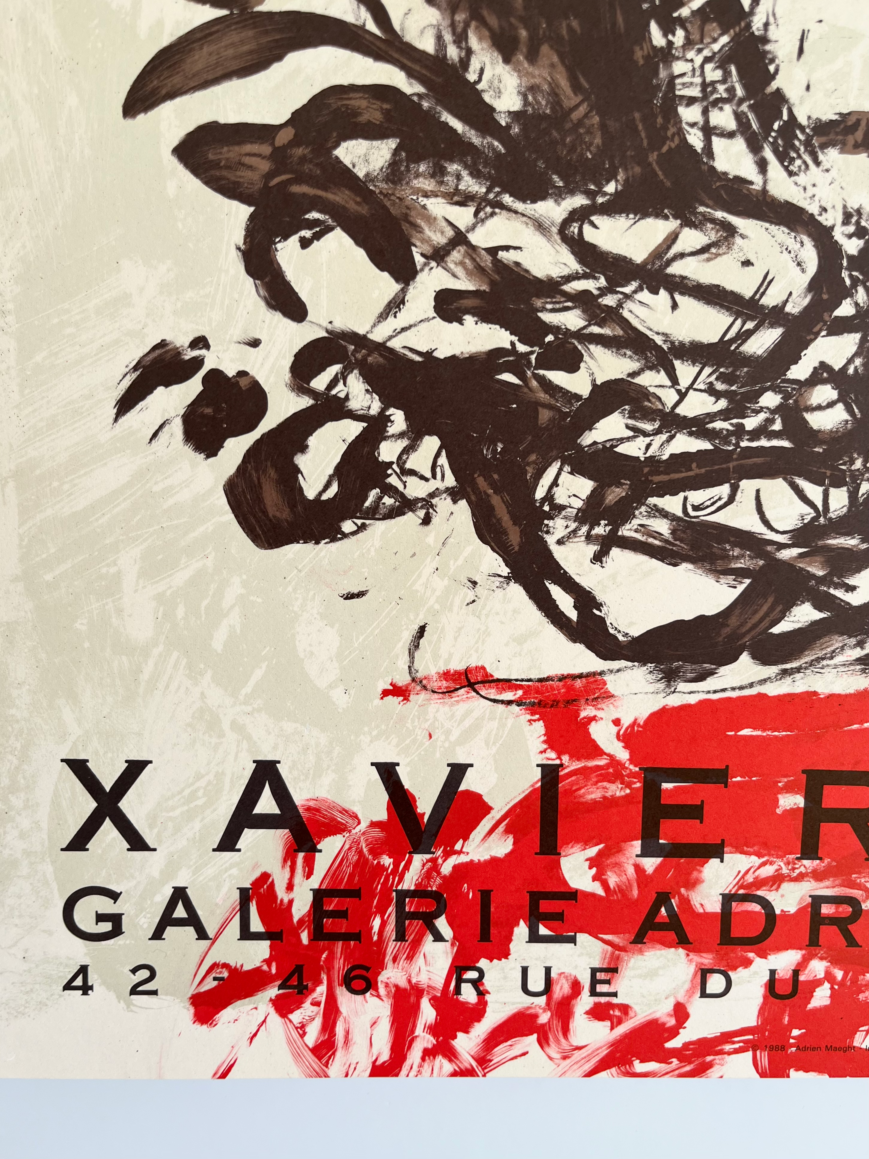 1988 Xavier Grau French Art Exhibition Lithograph