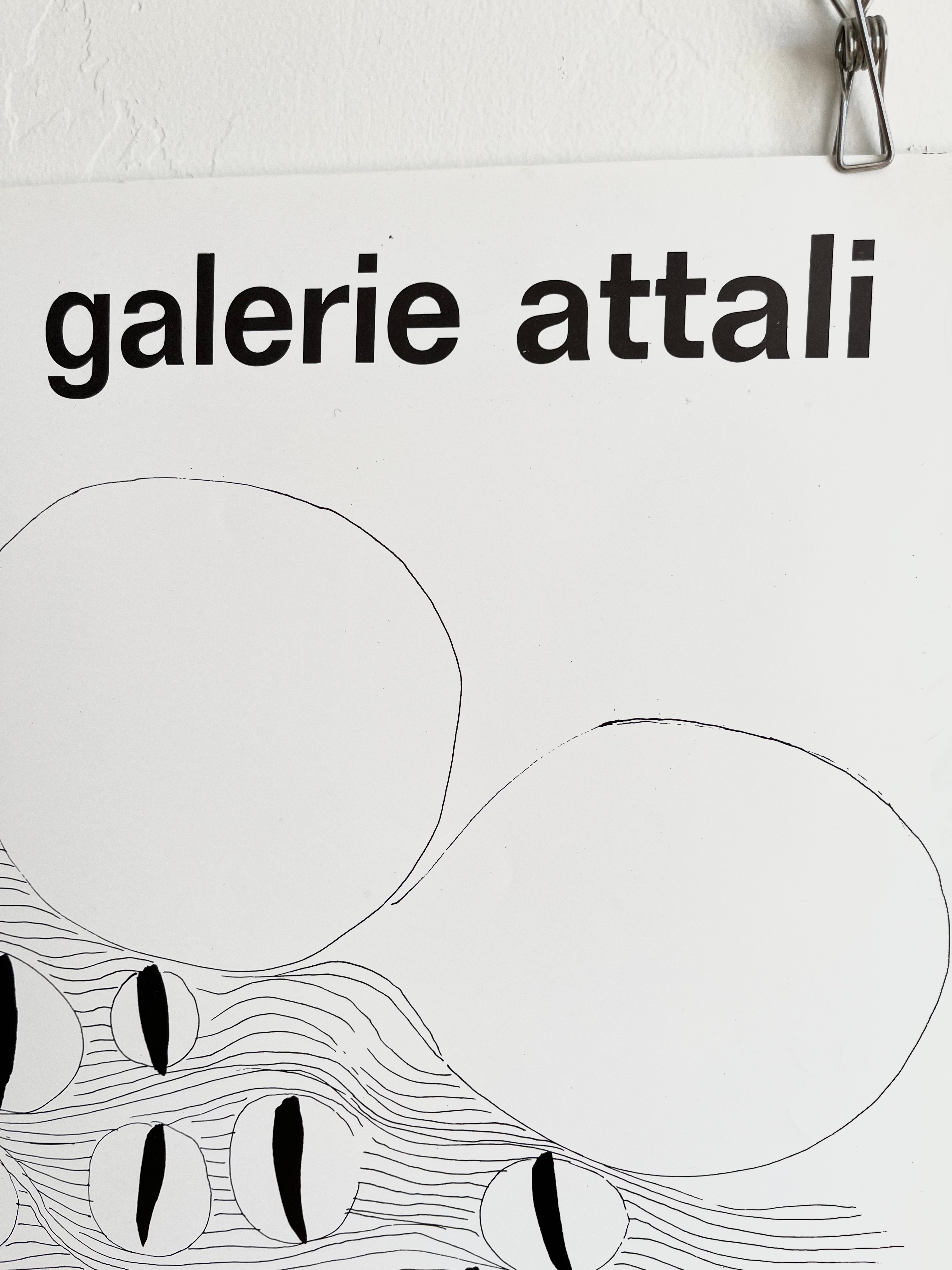 1975 Alberto Guzman French Art Exhibition Print