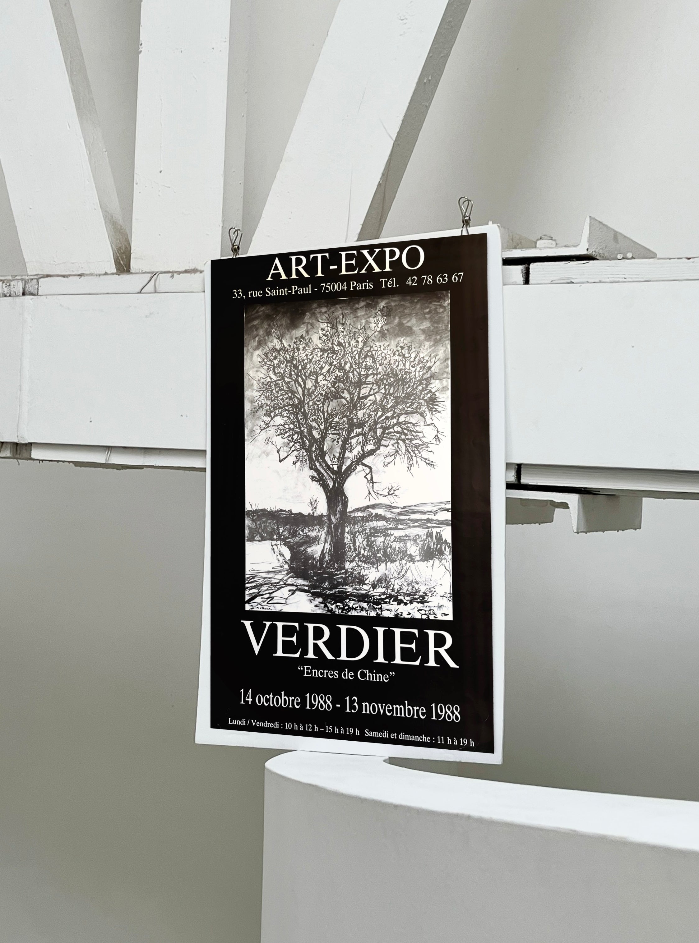 1988 Maurice Verdier French Art Exhibition Poster