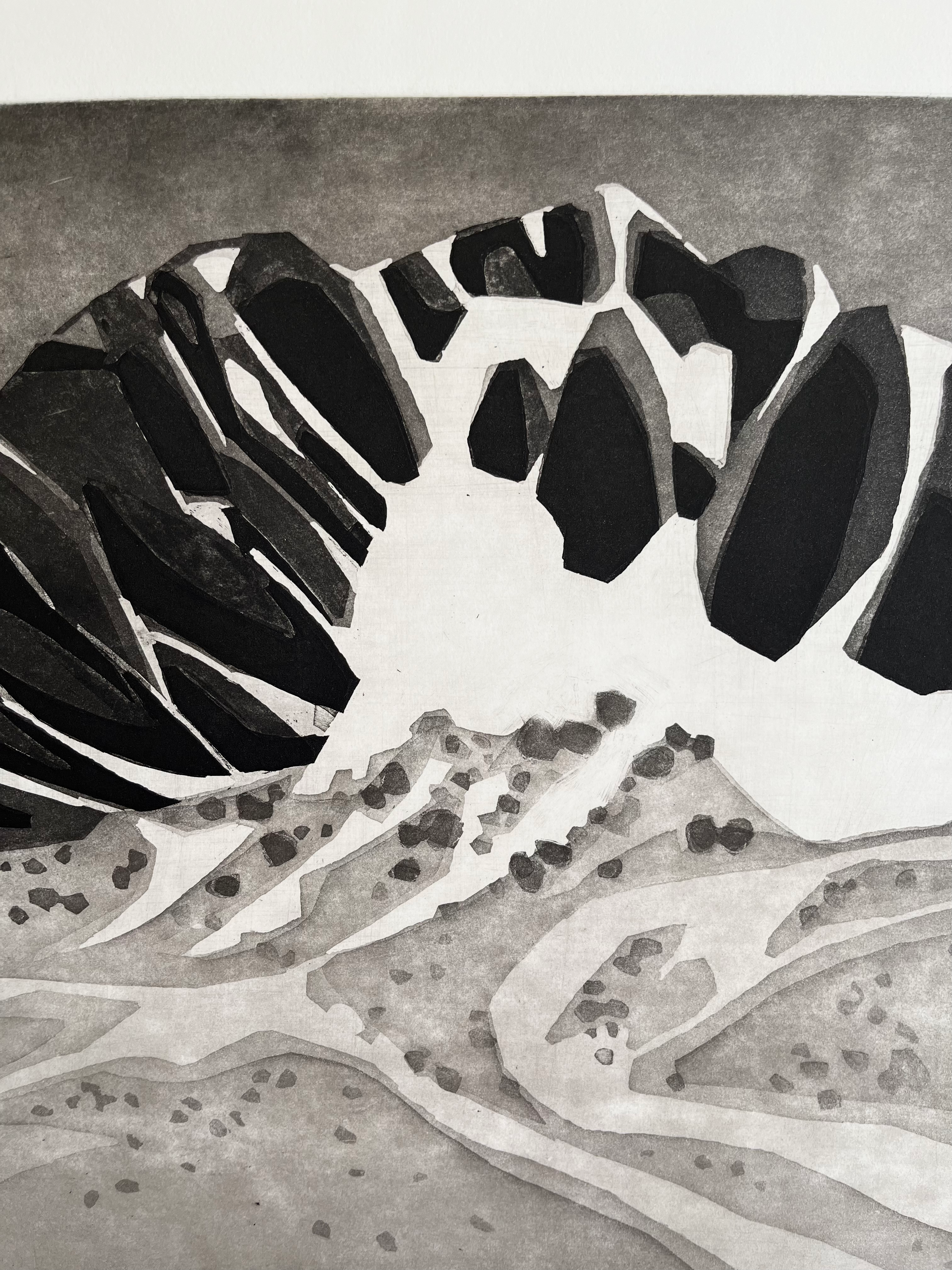 1990s Maurice Chot-Plassot Signed Aquatint Etching