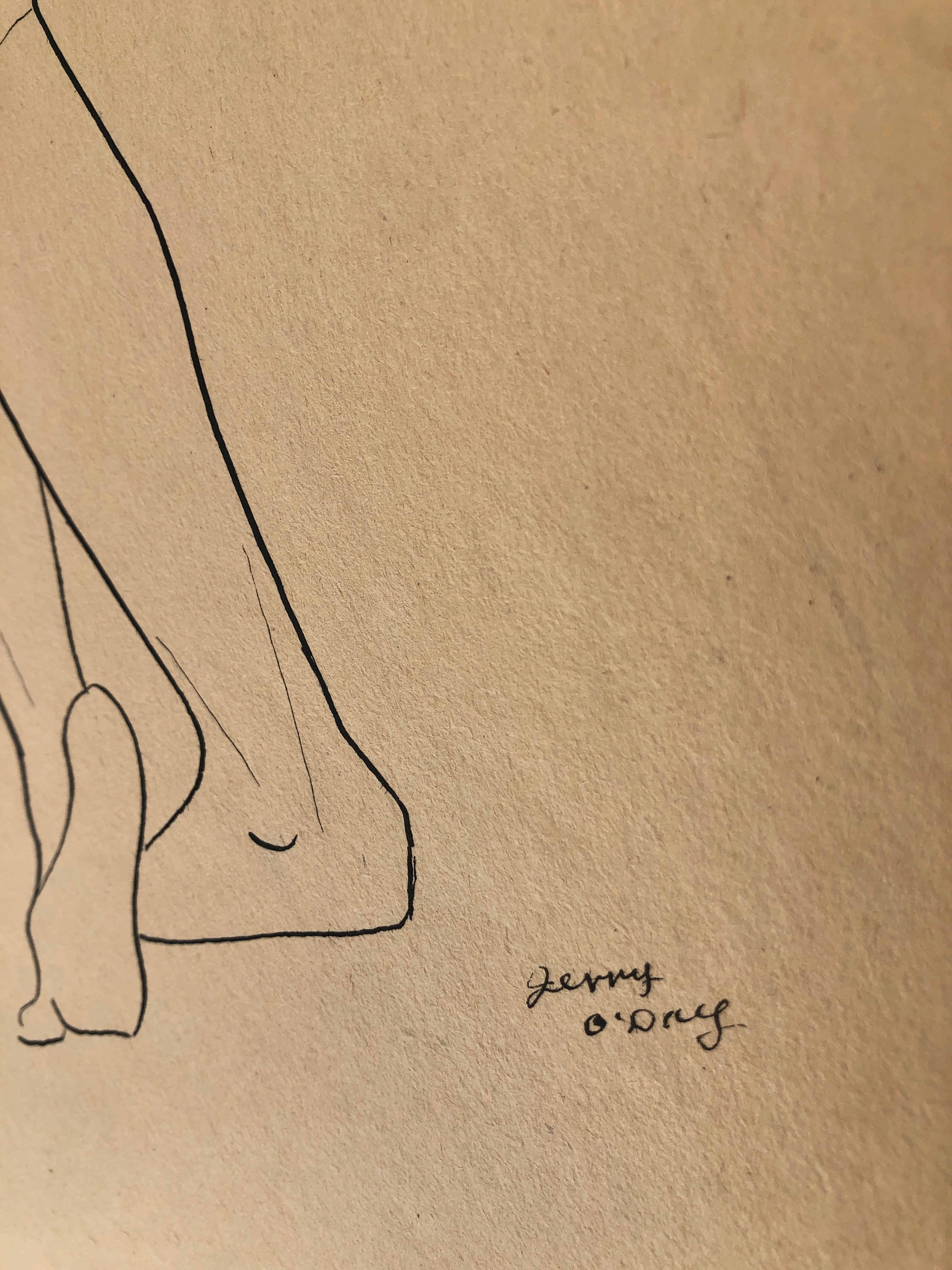1960s Jerry O’Day Signed llustration