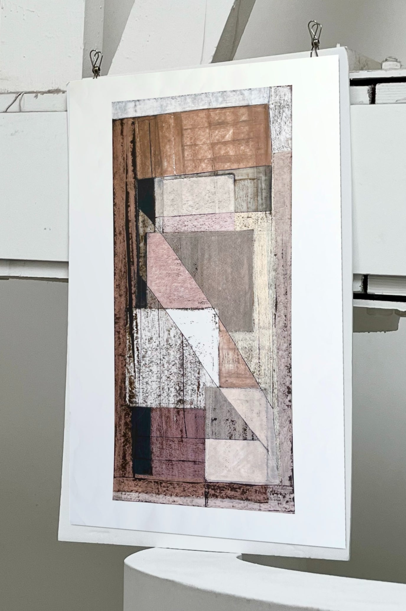 1990s Sharron Bliss XL Signed Aquatint Etching