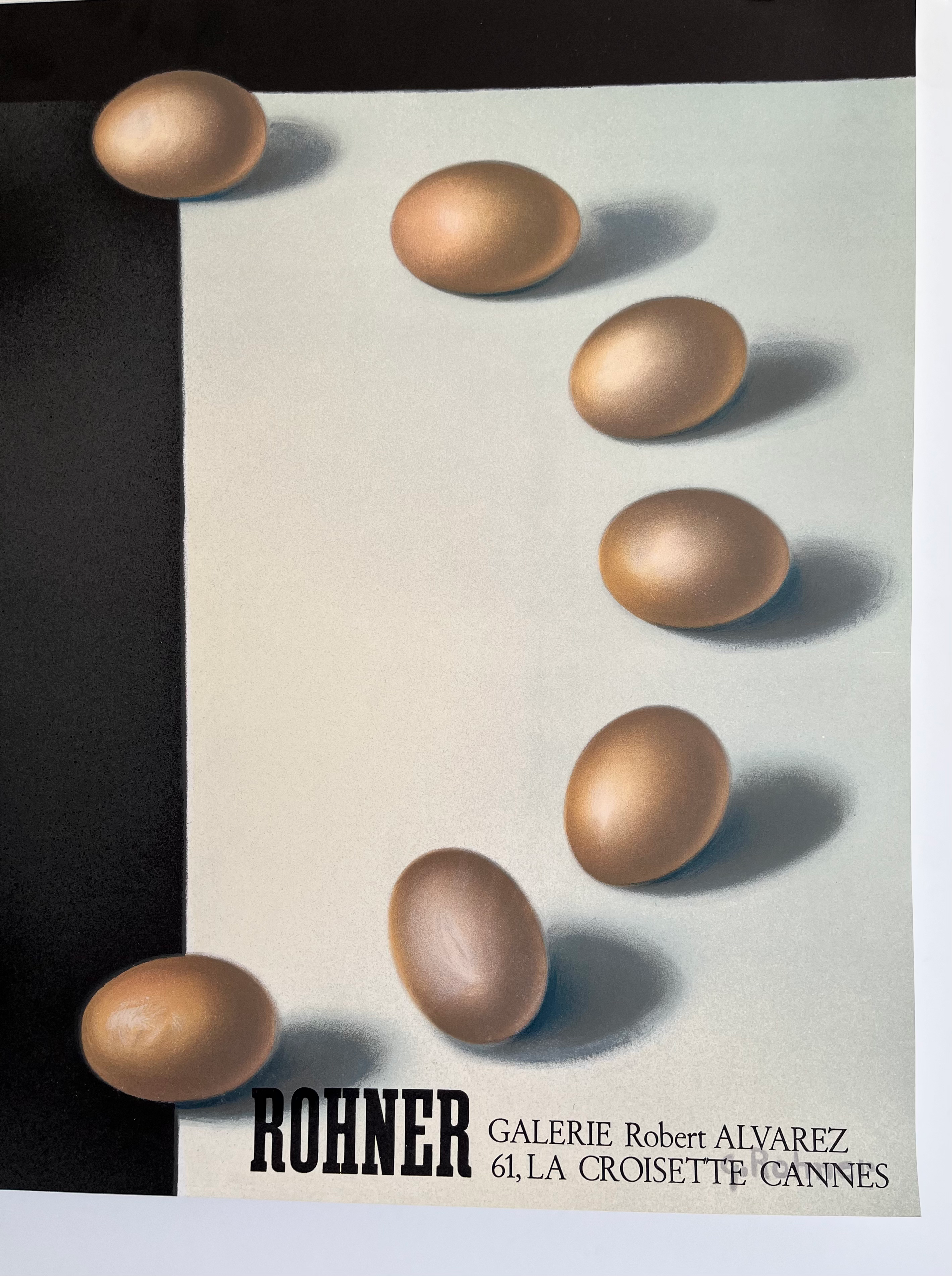 1975 Georges Rohner French Art Exhibition Lithograph