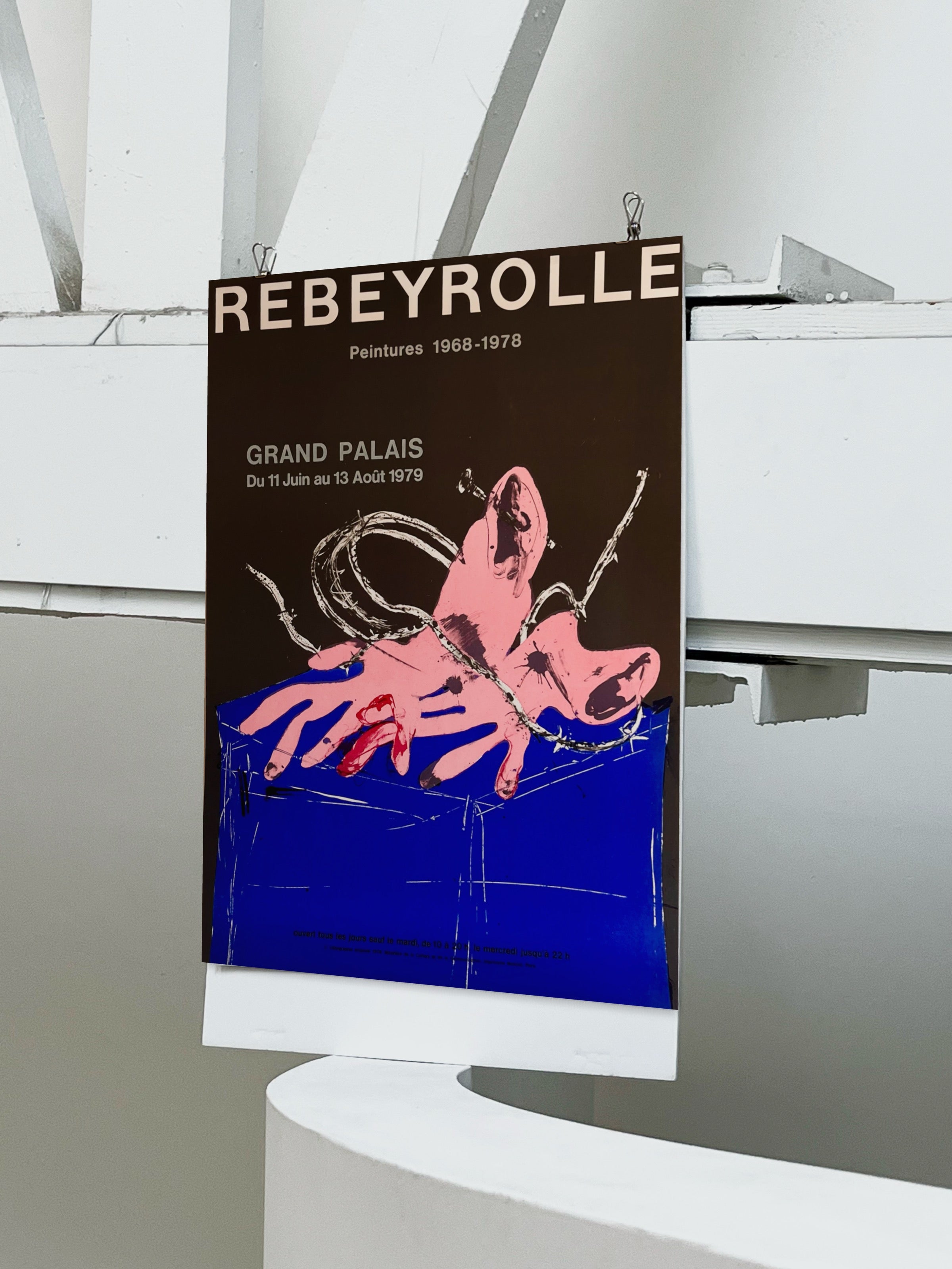 1979 Paul Rebeyrolle French Mourlot Art Exhibition Lithograph