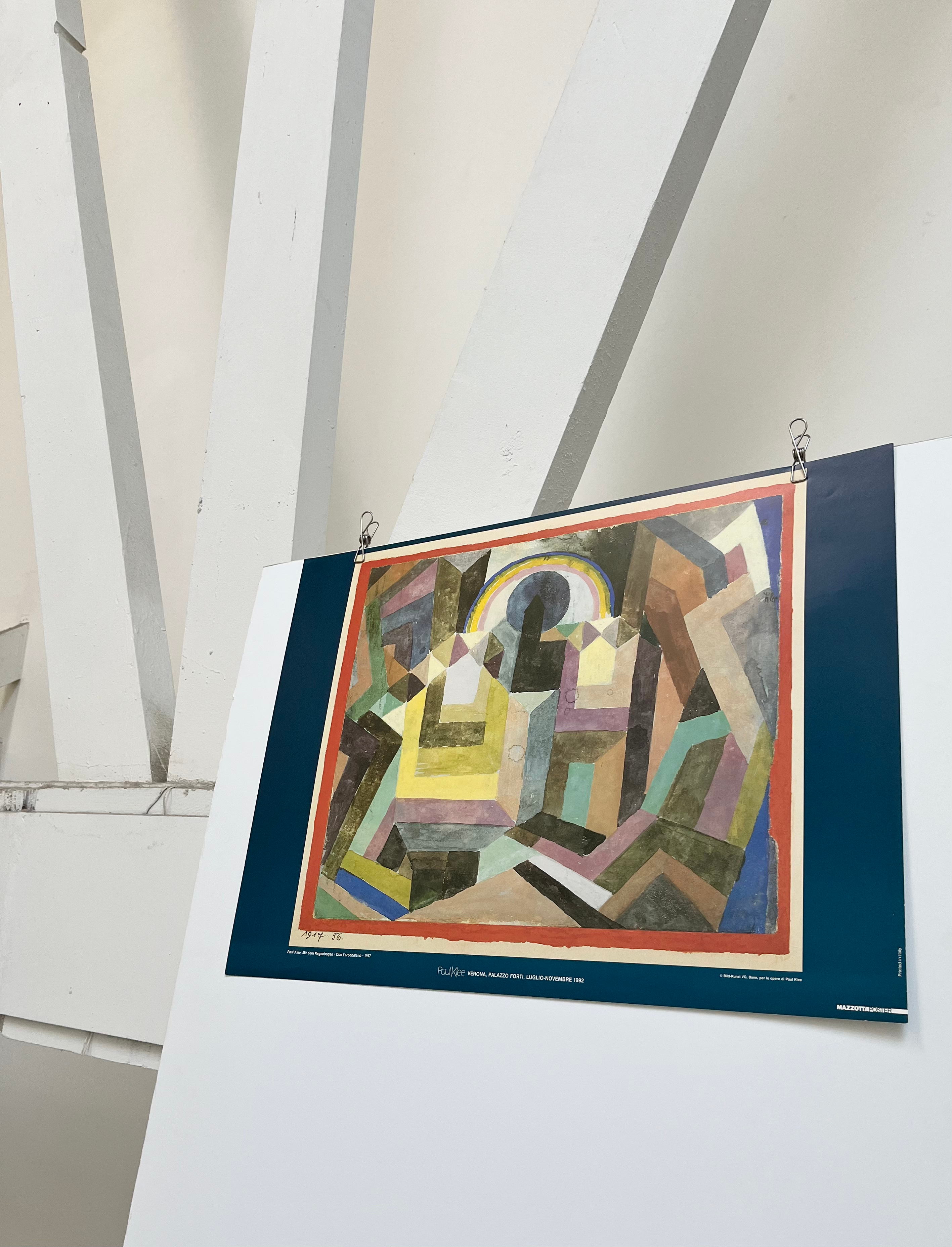 1992 Paul Klee Italian Art Exhibition Poster