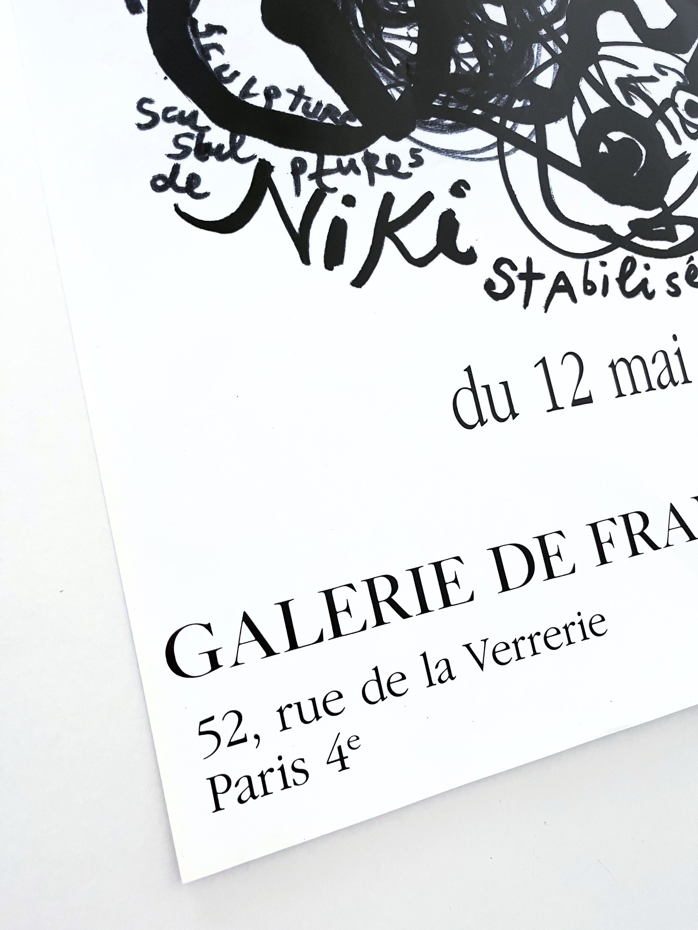 1989 Niki De Saint Phalle French Art Exhibition Poster