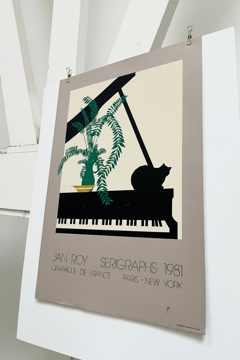 1981 Jan Roy XL French Serigraph | FORM Vintage