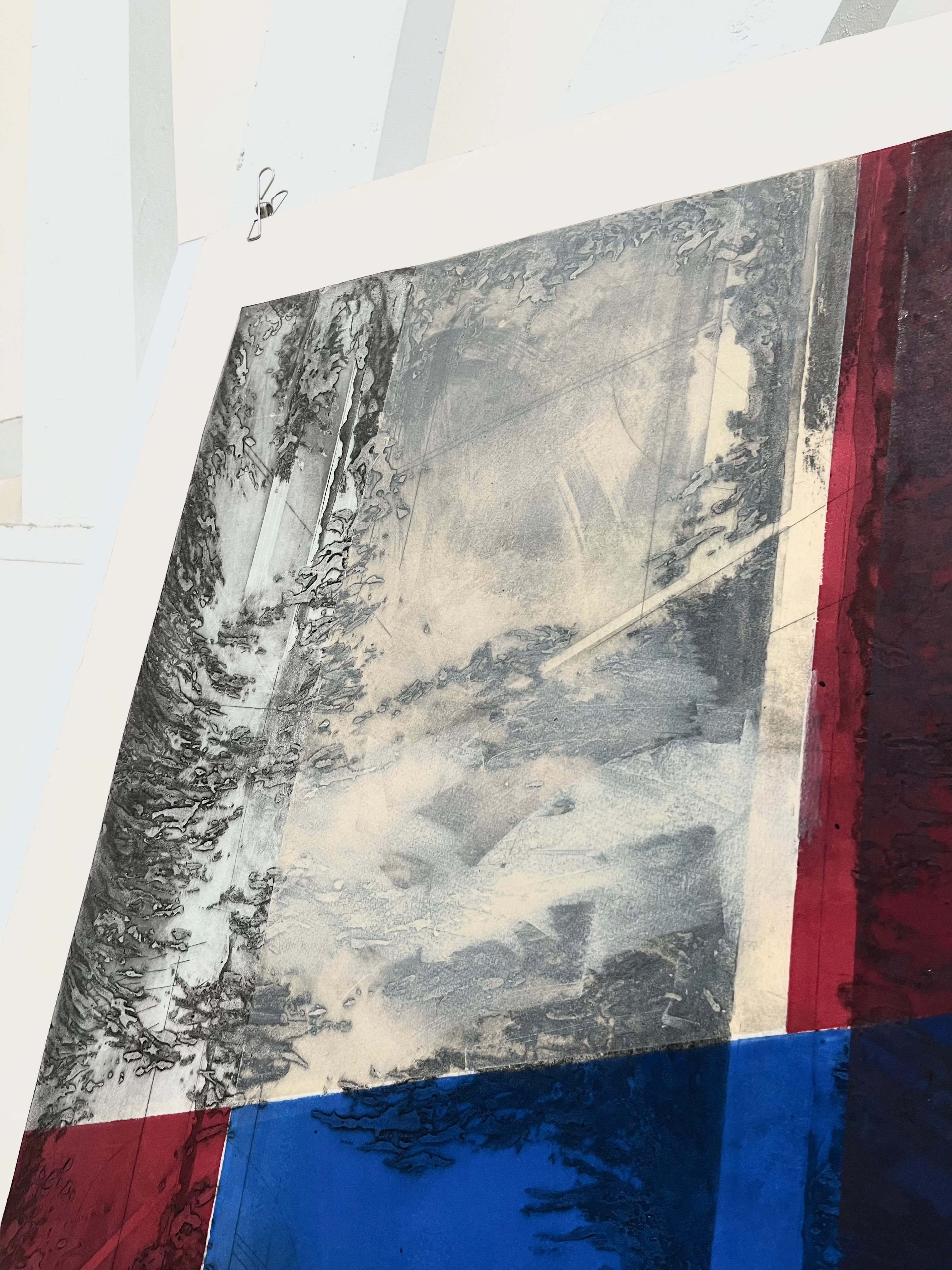 1980s Russell Baker XL Signed Aquatint Etching
