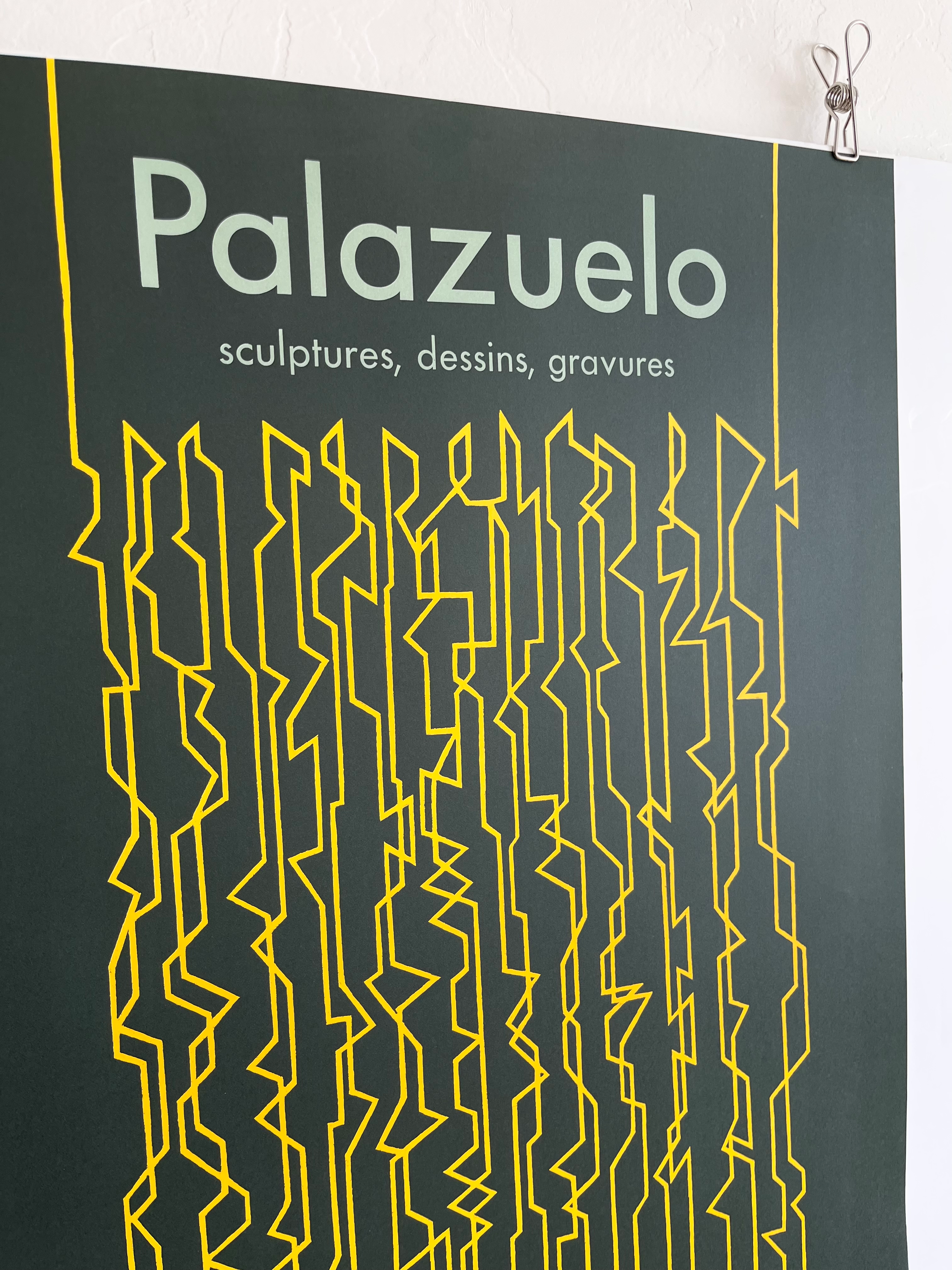 1978 Pablo Palazuelo French Art Exhibition Poster