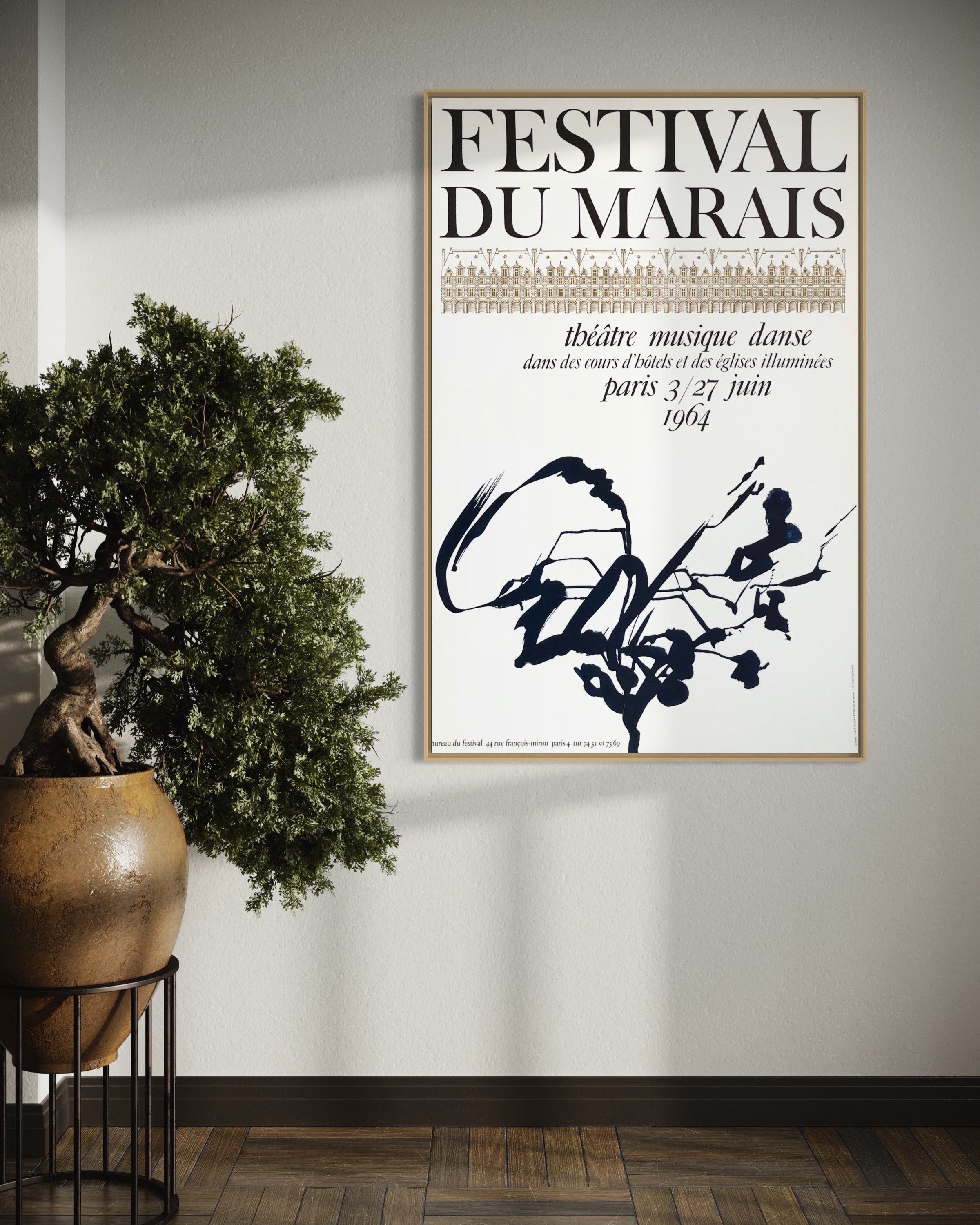 1964 Festival Du Marais French Poster