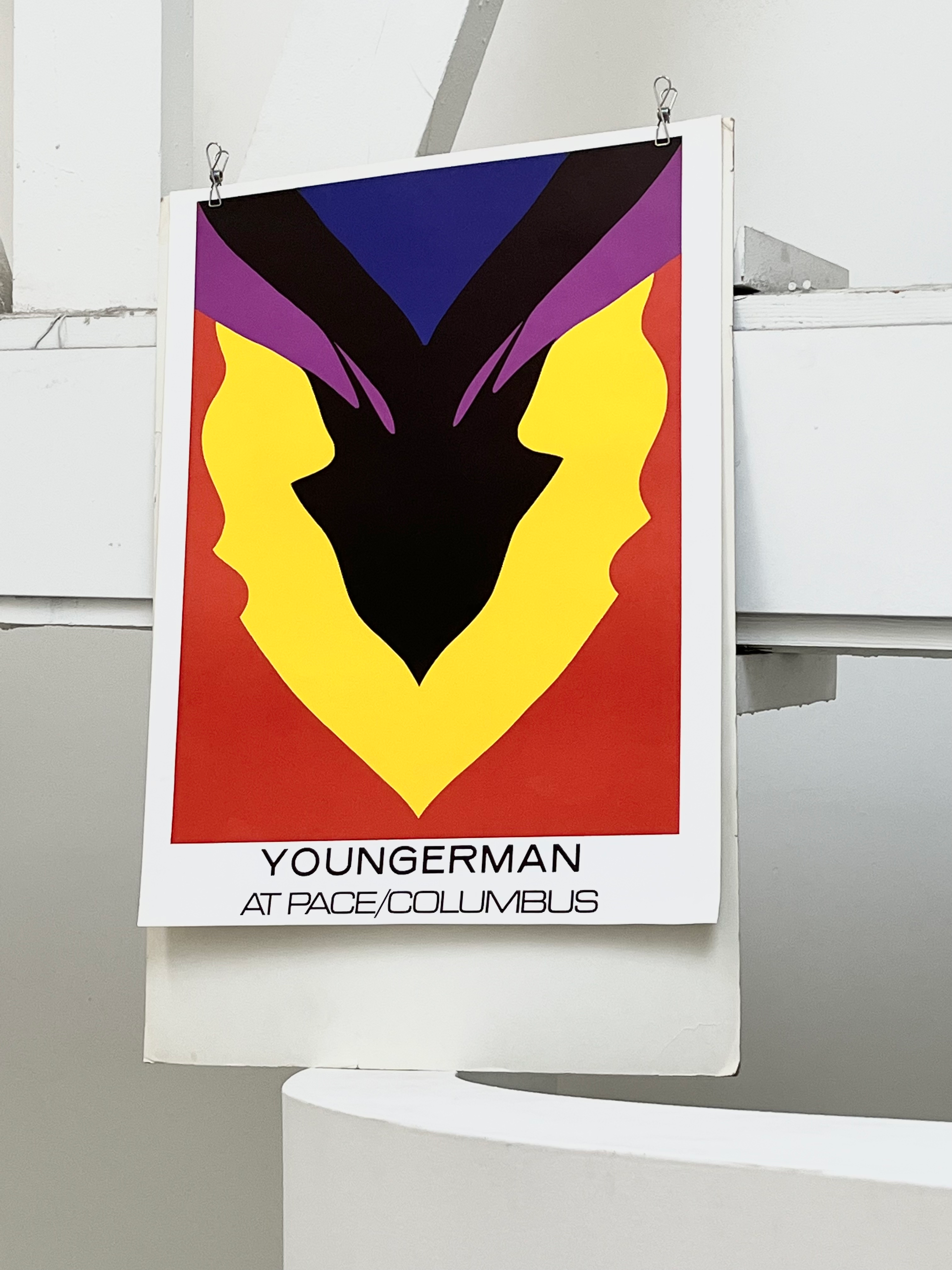 1970s Jack Youngerman Art Exhibition Lithograph