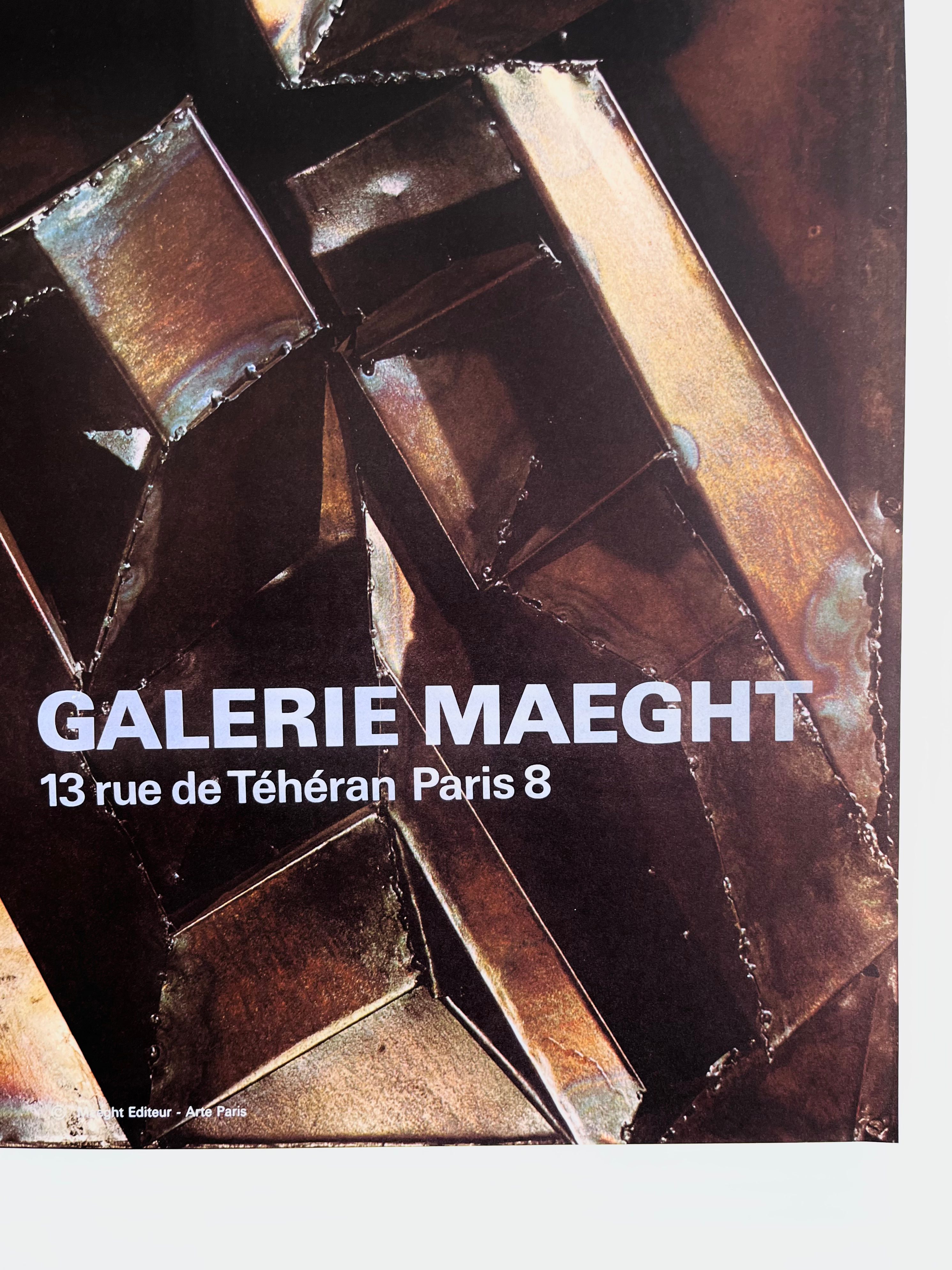 1970 Zoltan Kemeny French Art Exhibition Lithograph