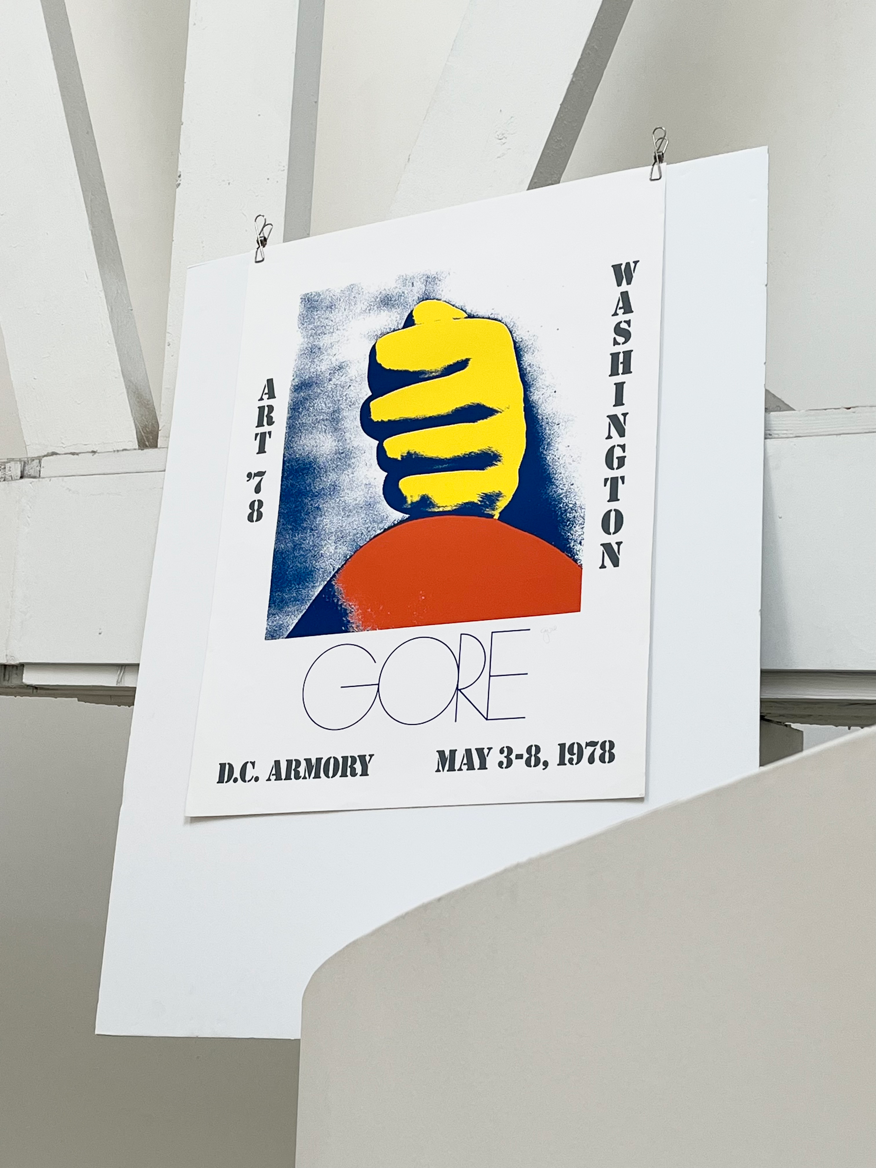 1978 Gore Signed Art Exhibition Lithograph